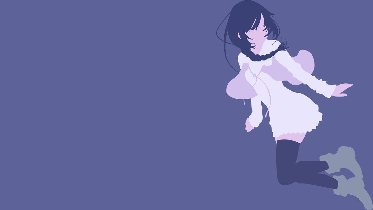 Purple Anime Minimalism Wallpapers Wallpaper Cave