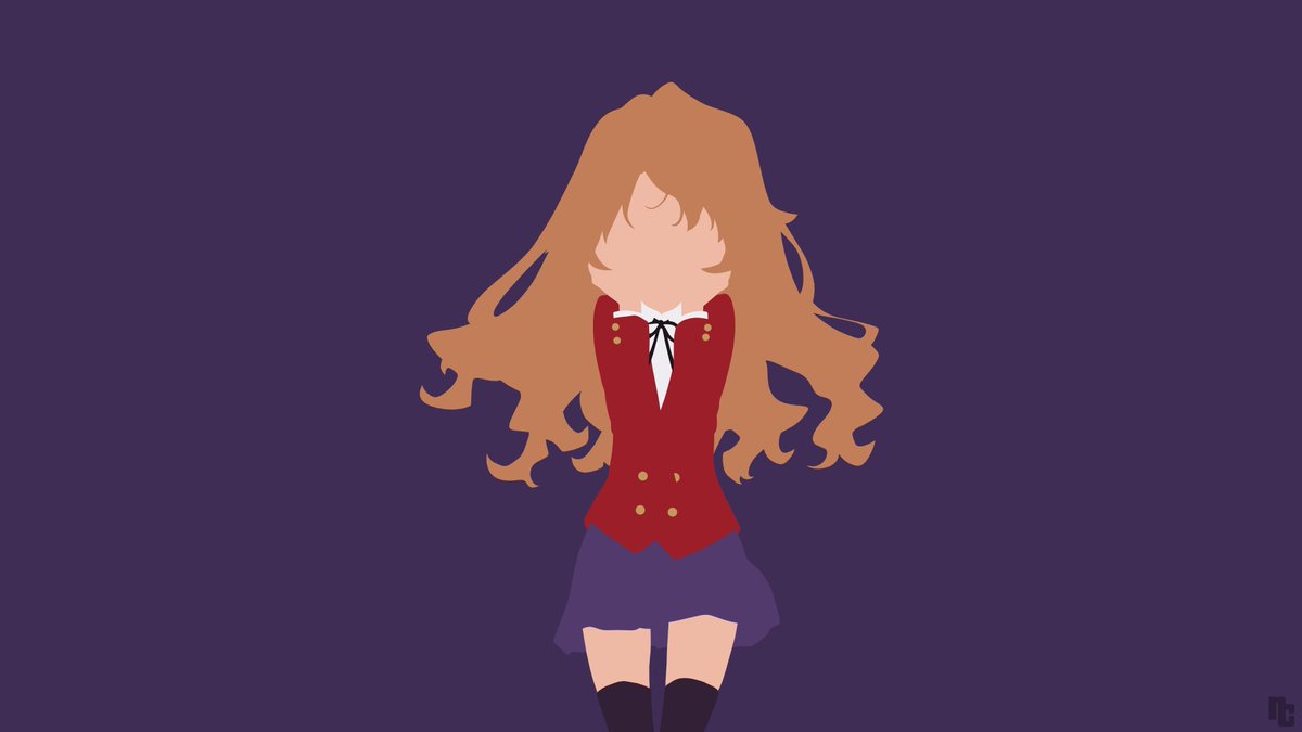 Minimalist Anime 38 12 Minimalist Wallpaper. Taiga. Toradora!