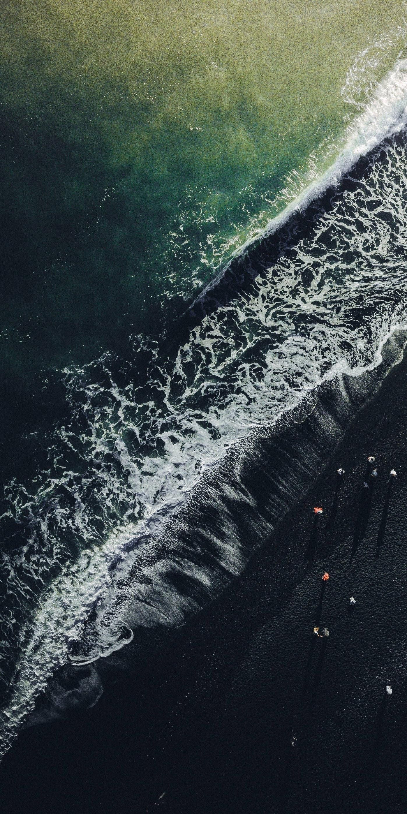 WAVE. Smart Phone Wallpaper kphonewallpaperreddit #iphonewallpaperreddit #redditwallpaper. Aerial view, Nature photographs, Surfing waves