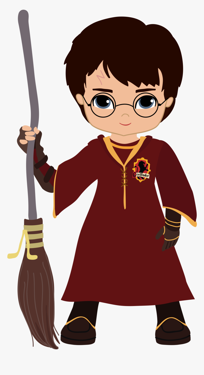 Harry Potter Clip Art Cartoon Potter Clipart, HD Png Download