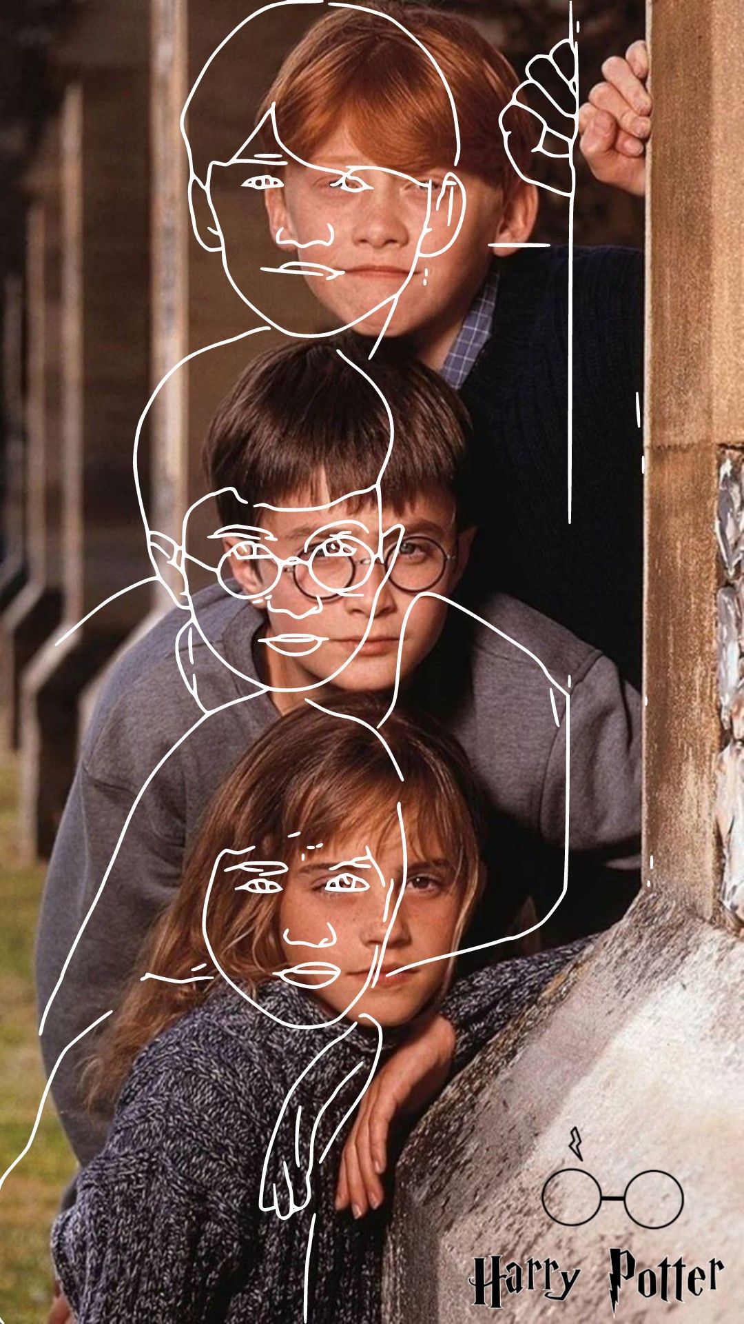 Harry Potter Cartoon Wallpaper HD Wallpaper