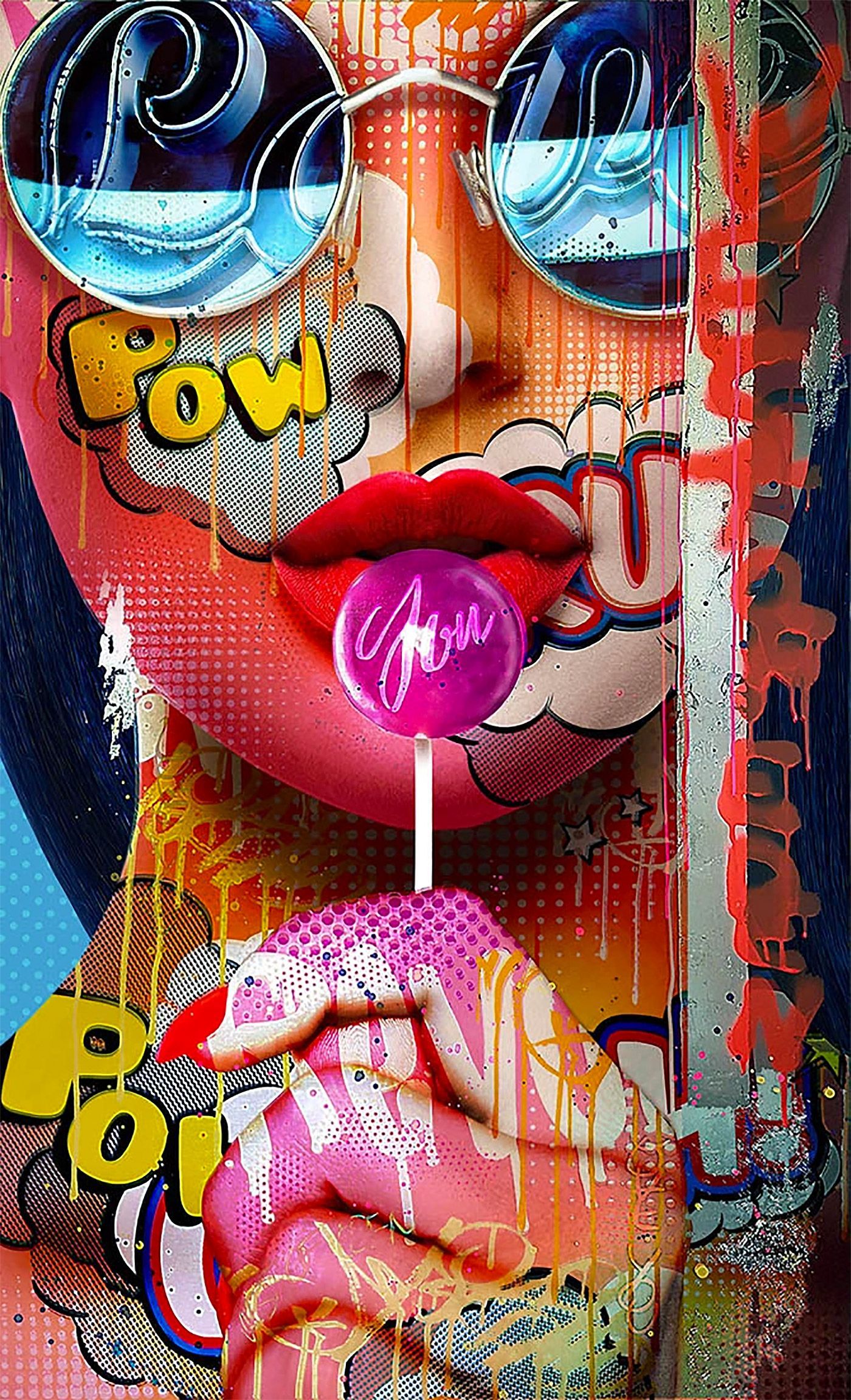 Pop Heroines: Cool Artworks by Monika Nowak. Inspiration Grid. Pop art drawing, Pop art wallpaper, Pop art illustration