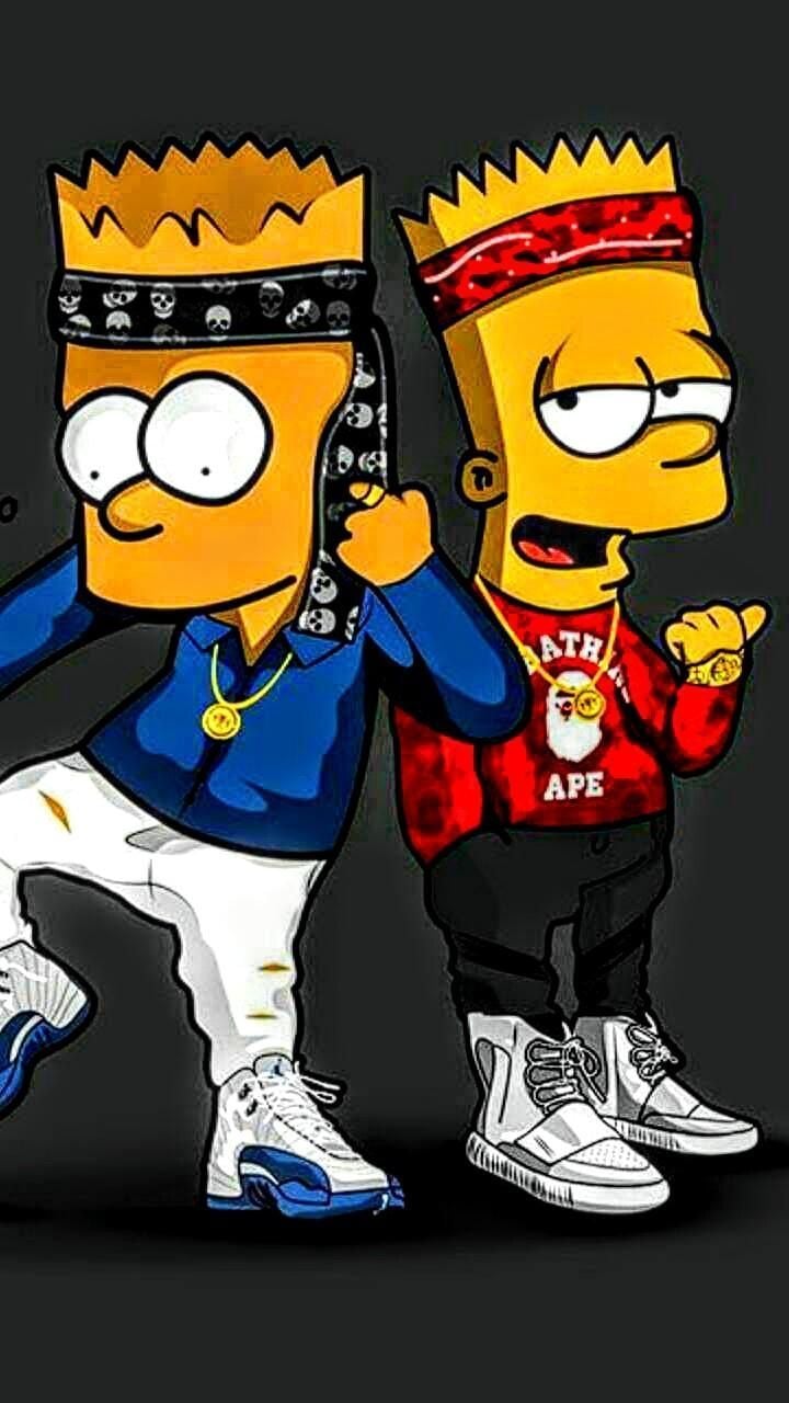 Bart Simpson with Jordan's Wallpaper