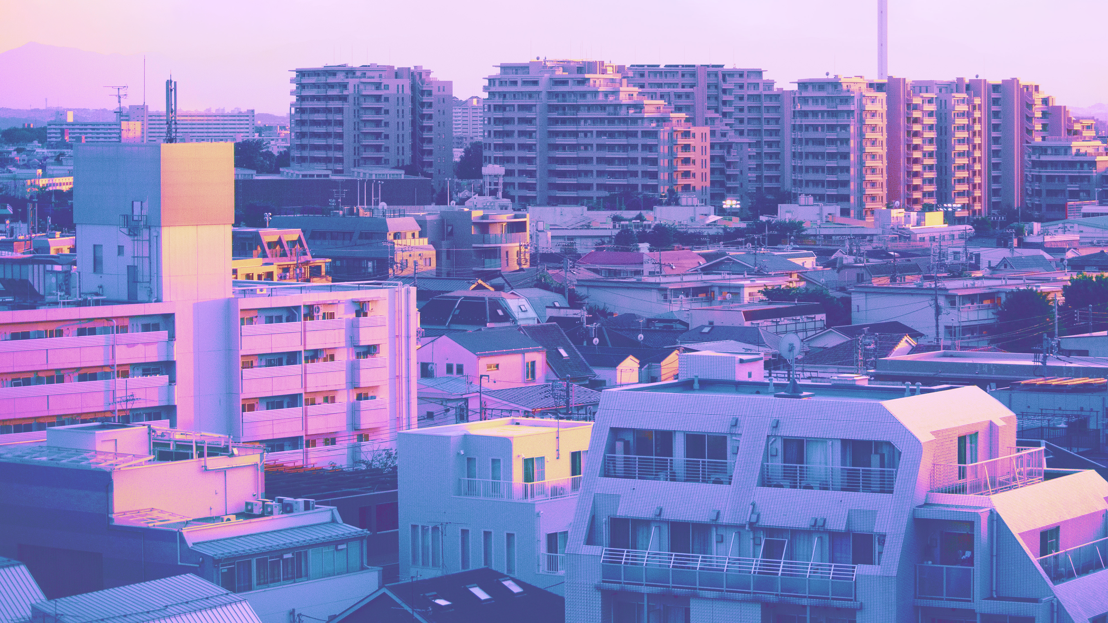Early morning colours in Tokyo [3840x2160]