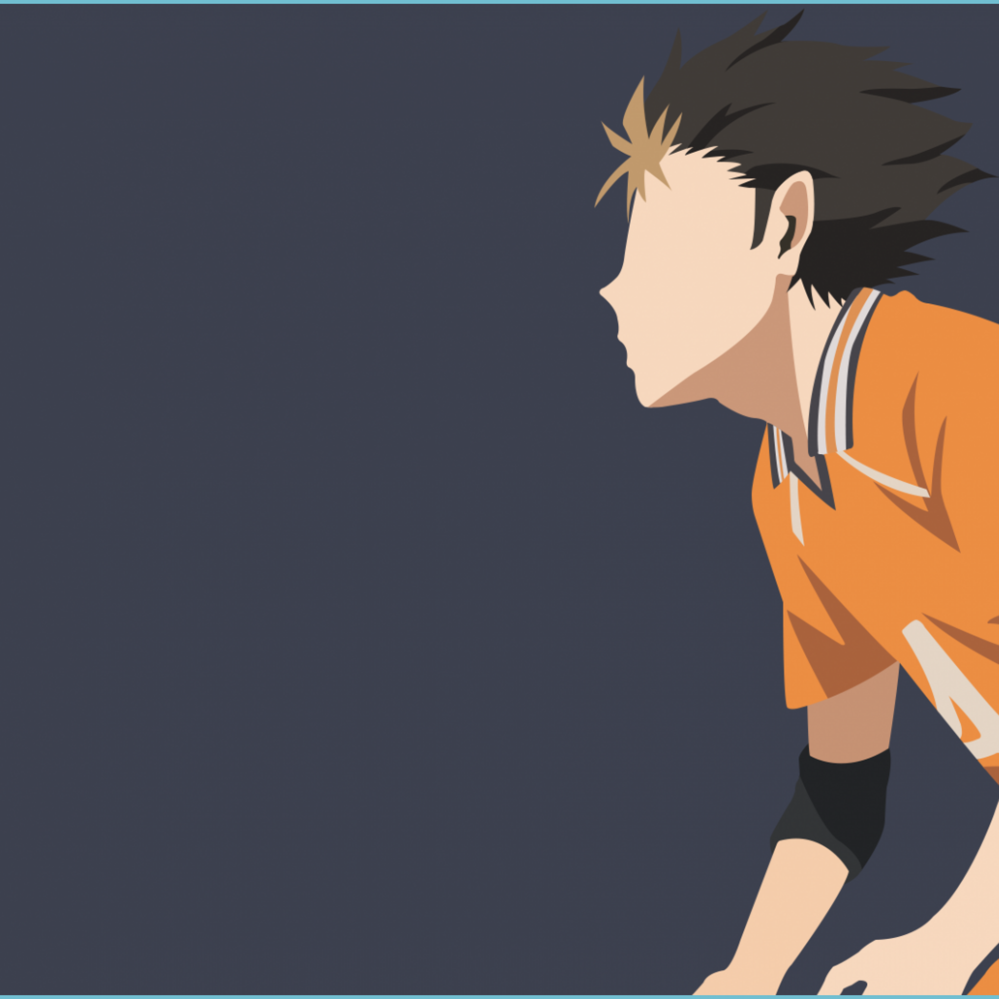 Nishinoya from Haikyuu! Wallpaper for Desktop HD Wallpaper