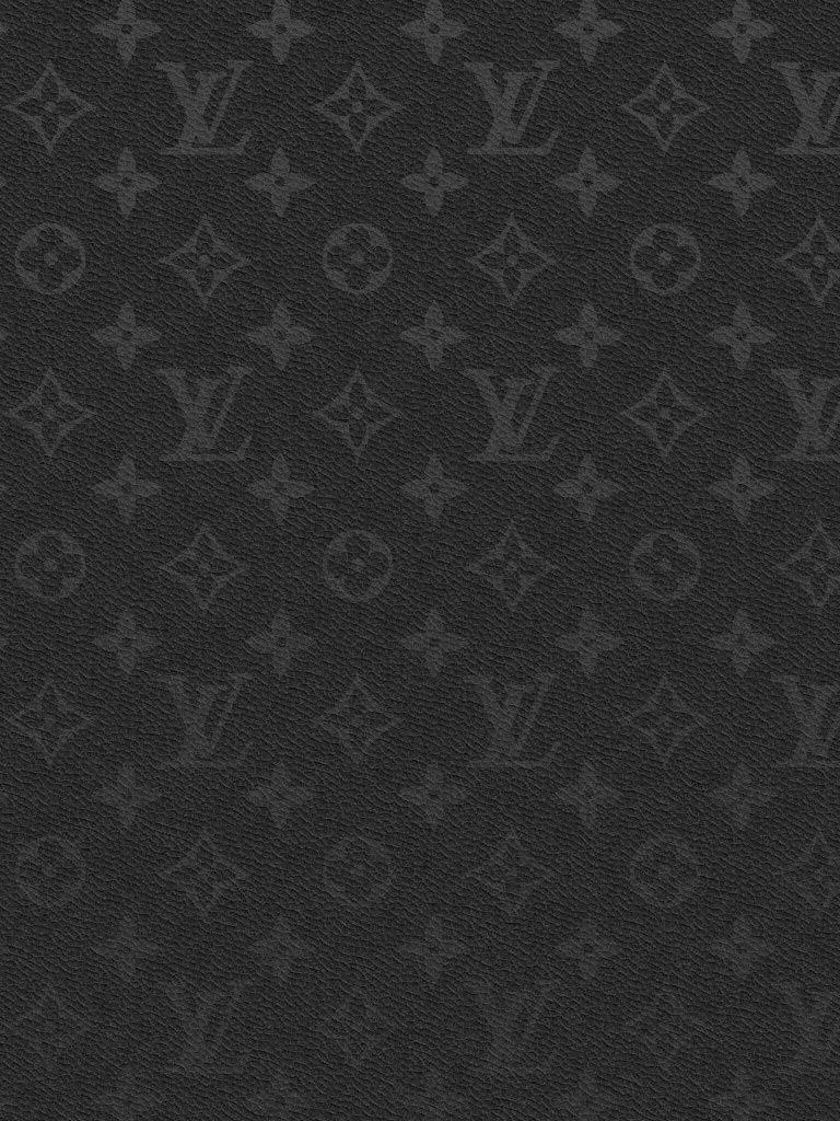 iPhone Louis Vuitton Wallpaper Black