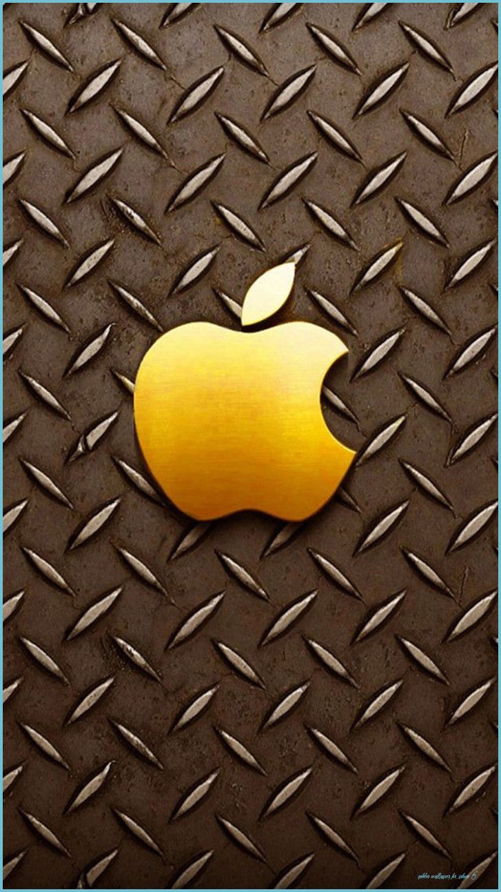 Gold Apple Logo iPhone 12 Wallpaper HD Wallpaper For Wallpaper For iPhone 6