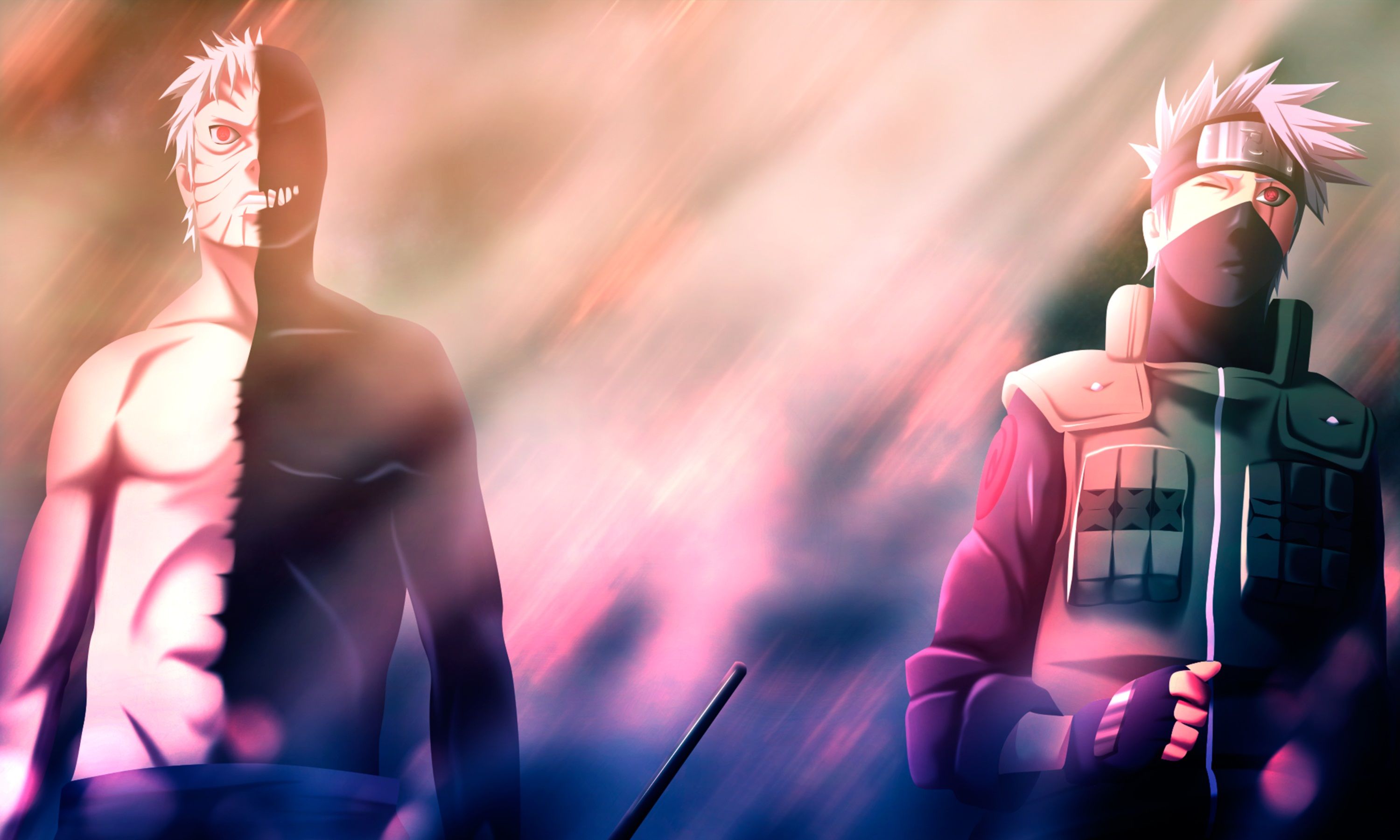 Kakashi And Obito HD 4k