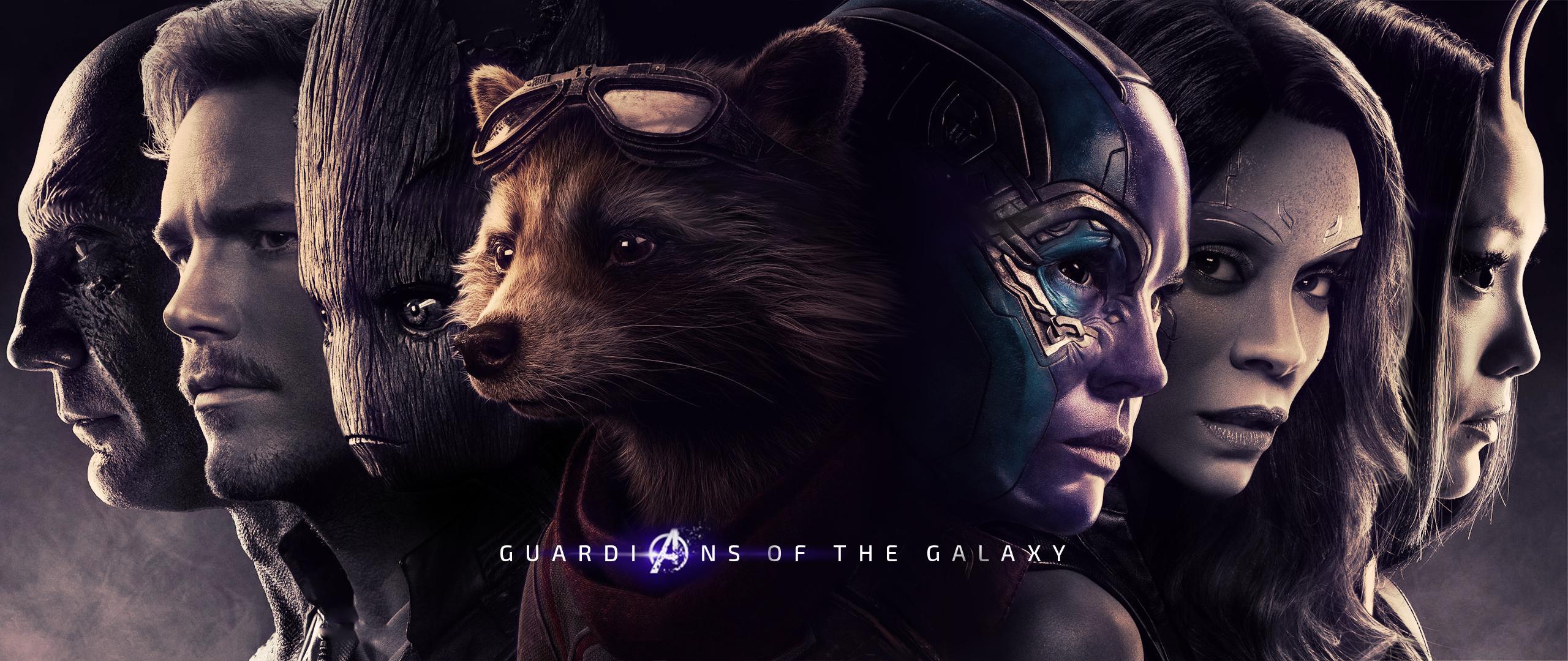Guardians of the Galaxy posters (21x9 wallpaper)