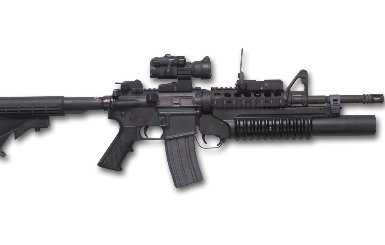 Wallpaper gun, weapon, rifle, Grenade Launcher, M203, 40mm, M203 40mm Grenade Launcher image for desktop, section оружие