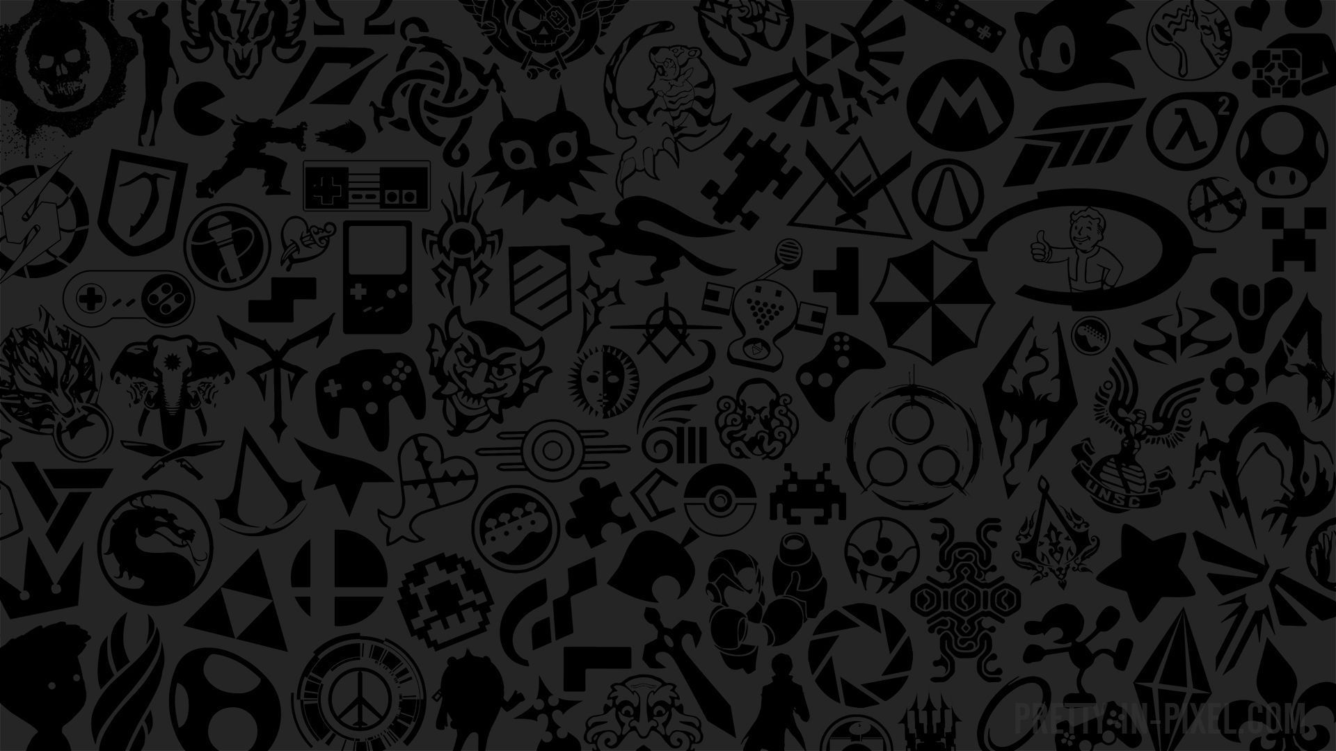 Black and White Gaming Wallpaper Free Black and White Gaming Background