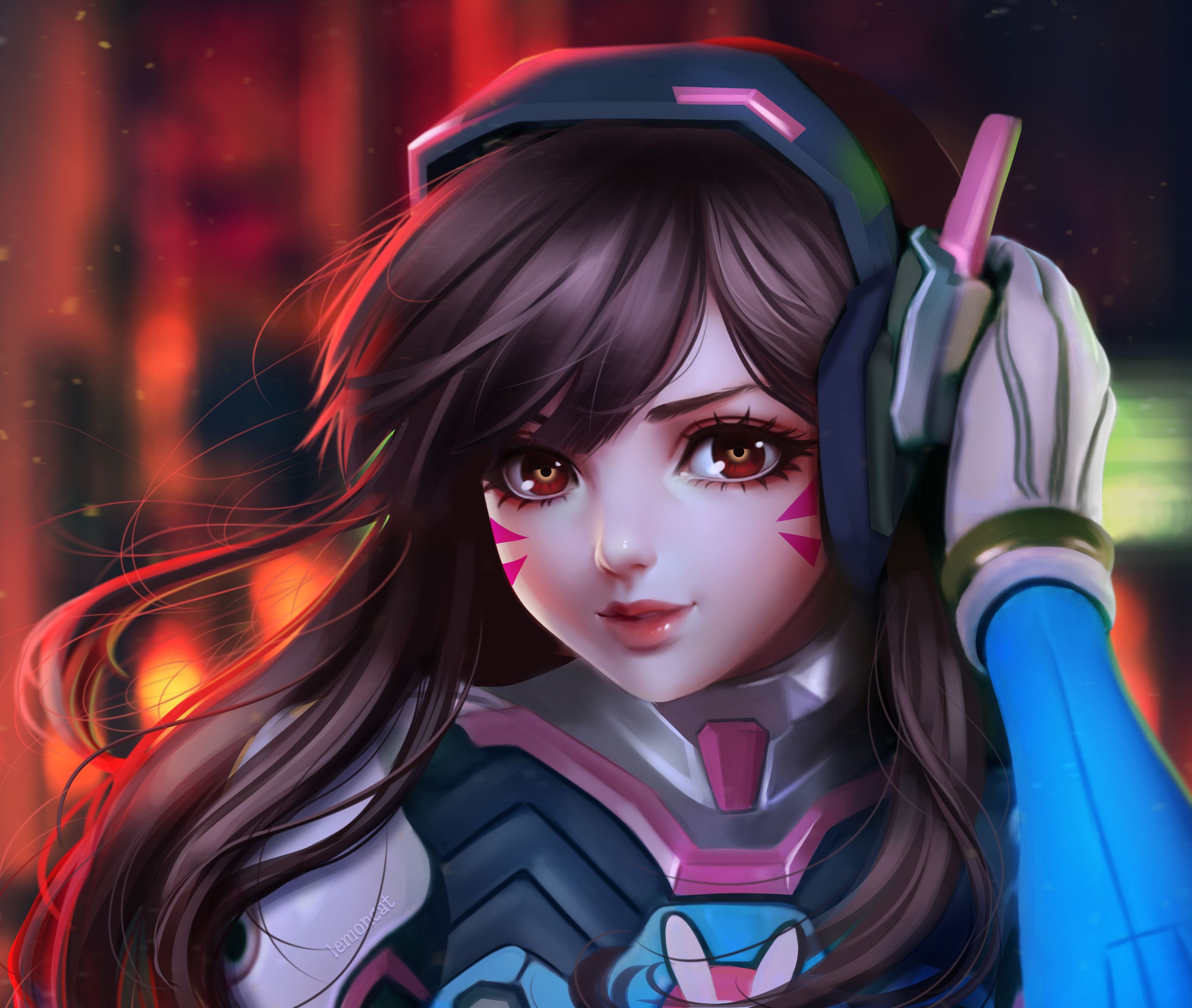 Dva As Kid Overwatch Artwork 2048x1152 Resolution HD 4k Wallpaper, Image, Background, Photo and Picture
