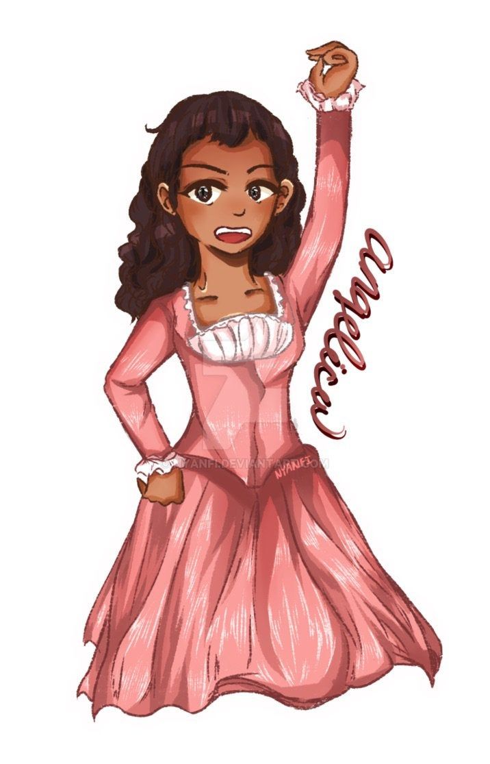 Drawing I did of Angelica Schuyler