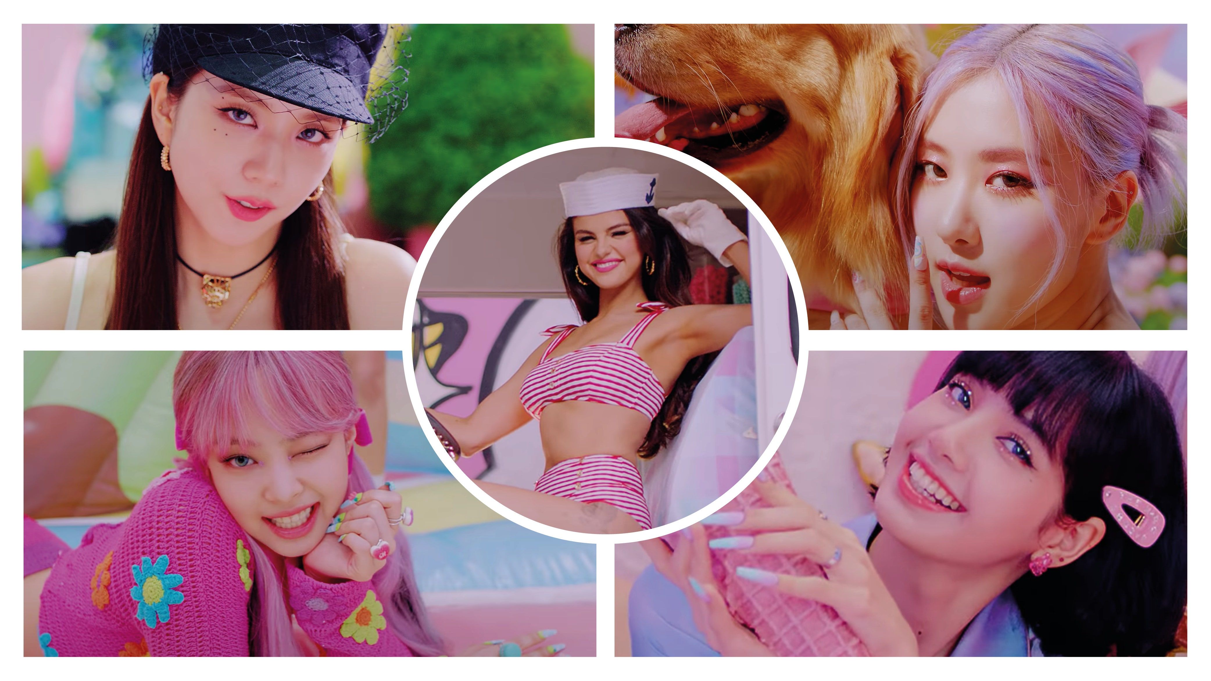 Ice Cream Blackpink Wallpaper