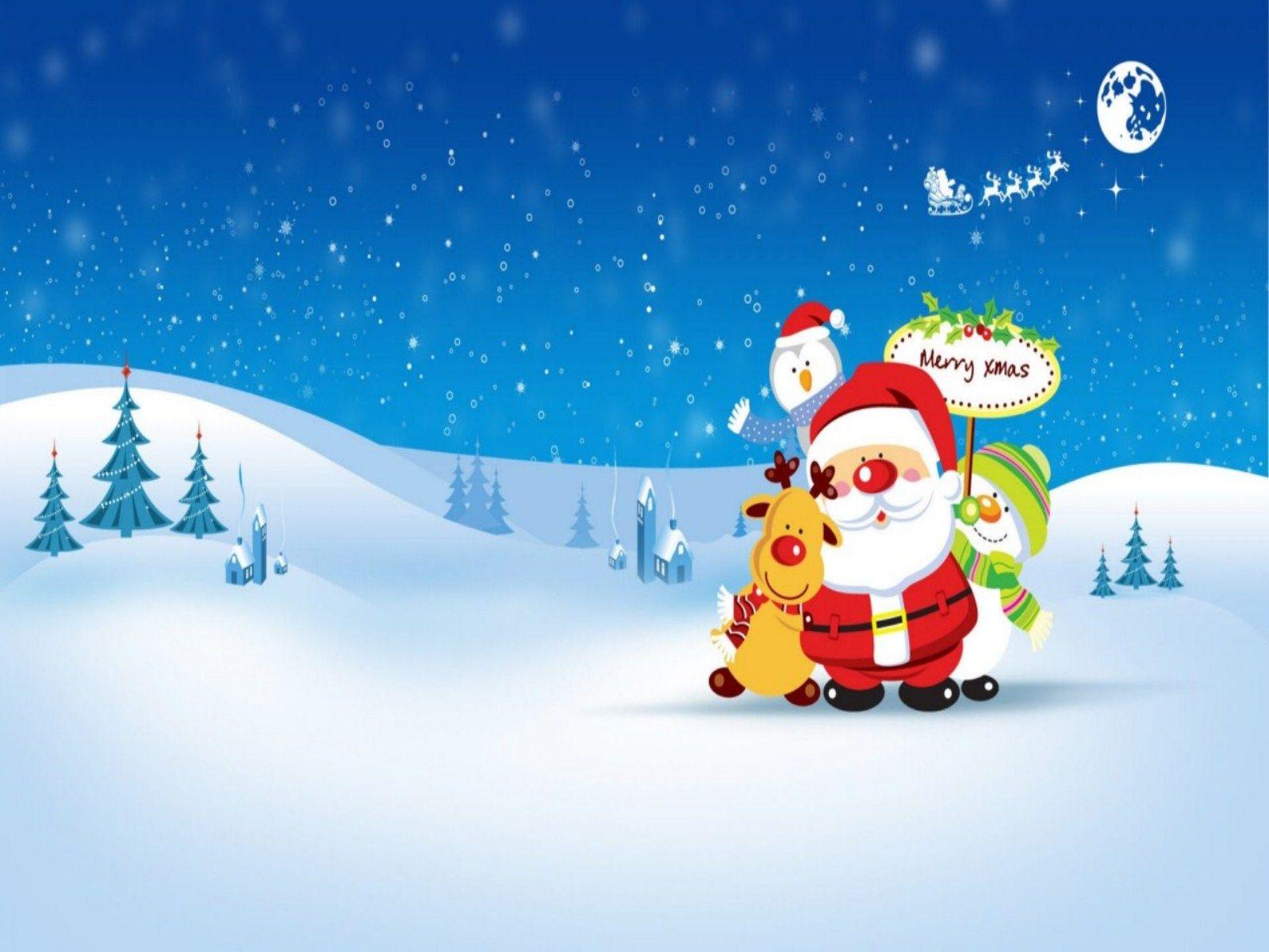 Funny Christmas Background HD