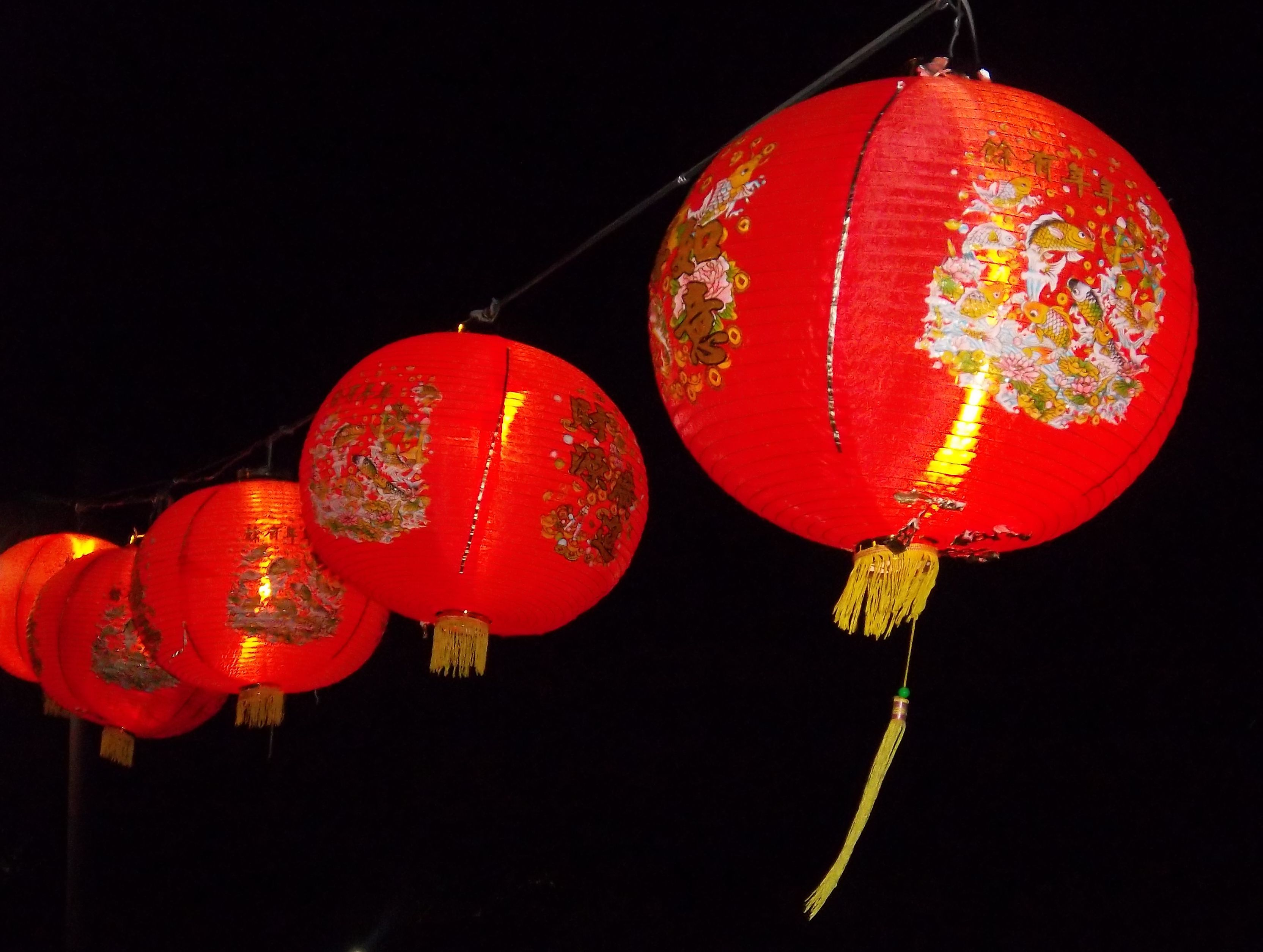 Chinese New Year Lanterns Lamps For Wallpaper HD Wallpaper HD Wallpaper