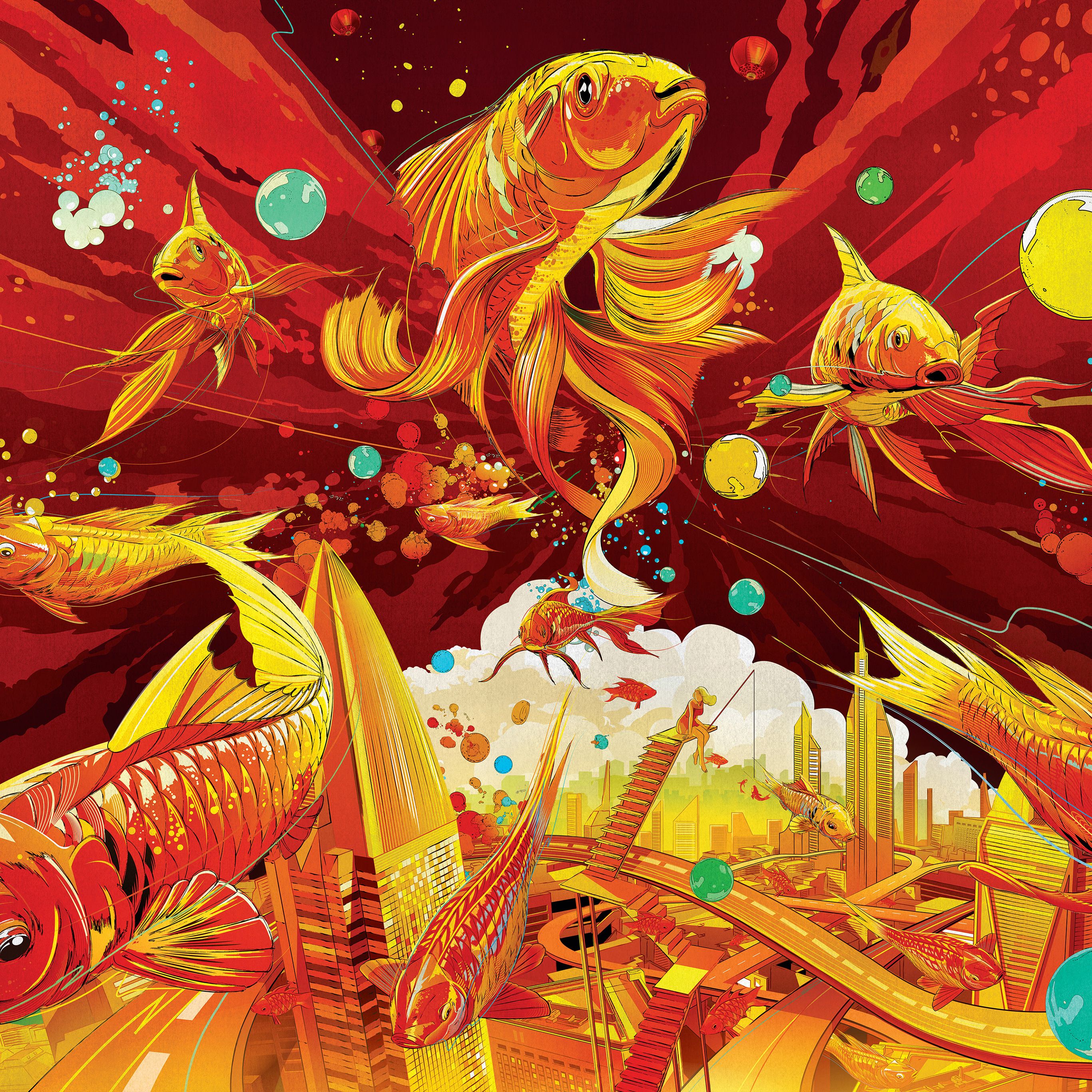 Apple Releases Gorgeous Chinese New Year Themed Artist Drawn Wallpaper
