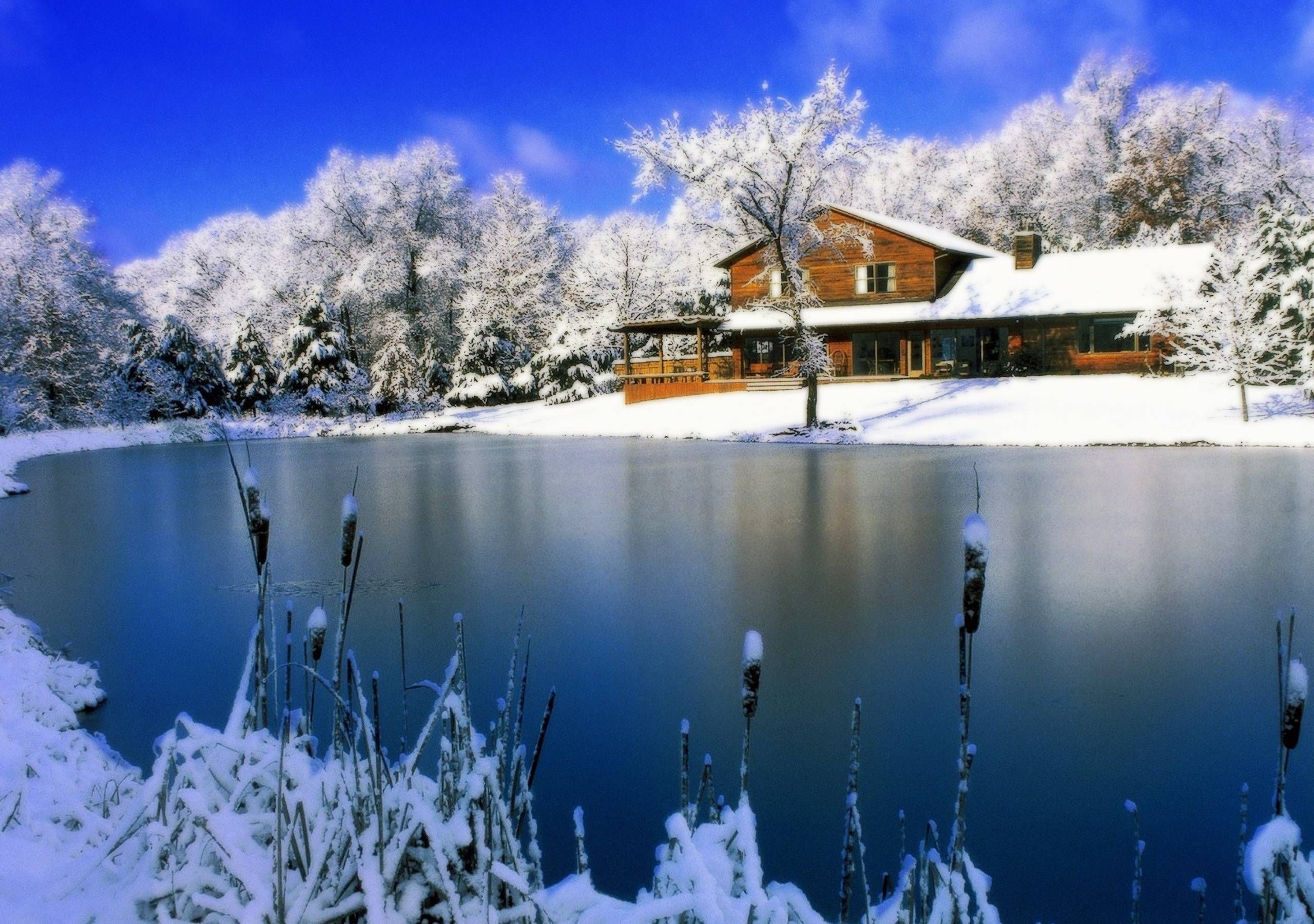 Desktop Wallpaper Free Winter Scene Wallpaper