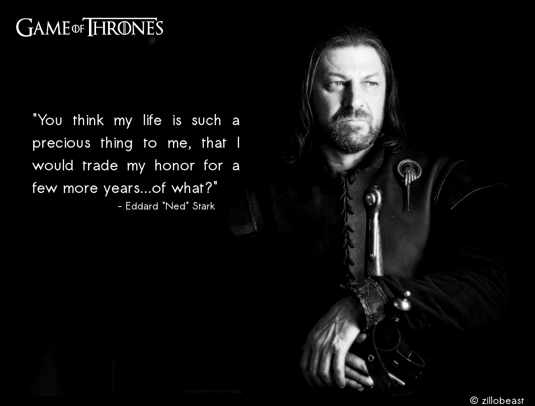 Eddard Stark Quotes. QuotesGram