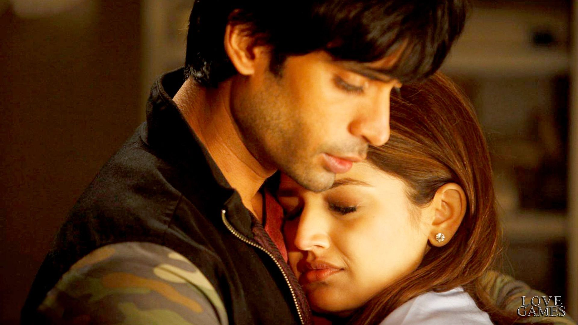 Gaurav Arora And Tara Alisha Berry In Love Games Wallpaper