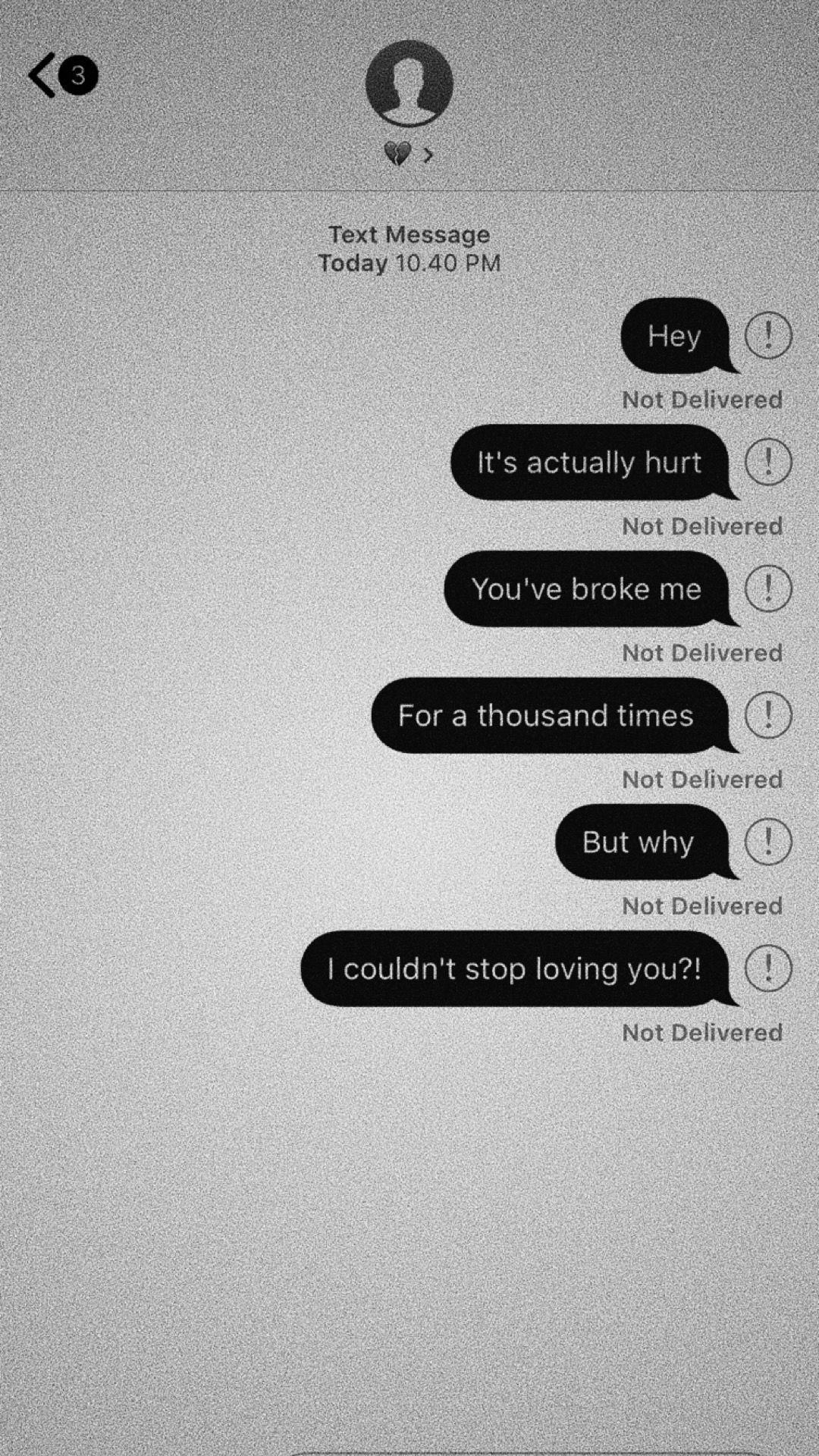 Love texts sad 70 Sad