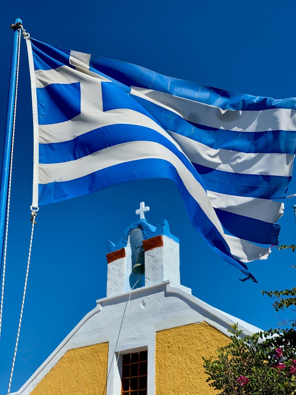 Greek Flag Picture. Download Free Image