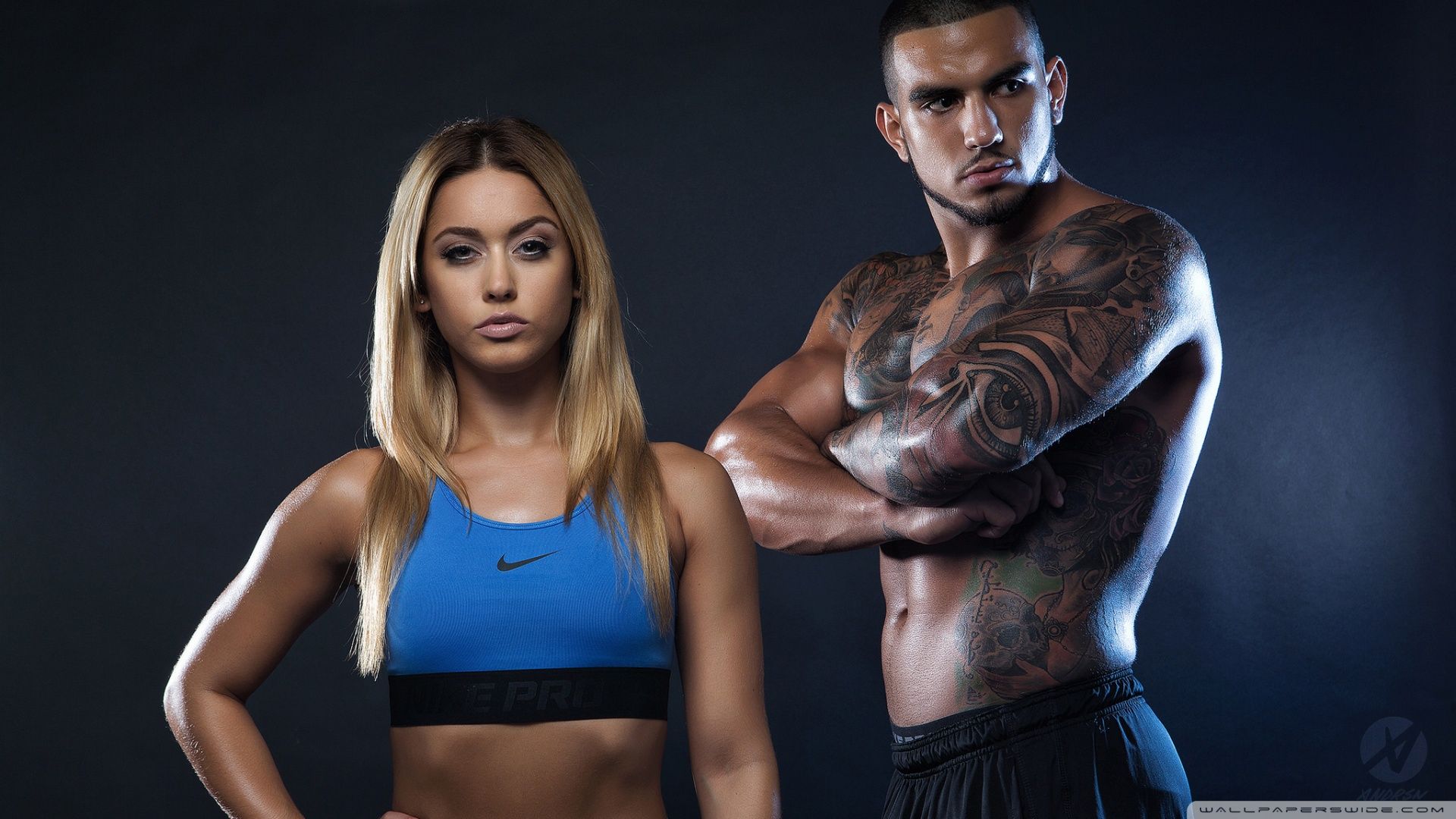 Fitness Man And Woman Wallpaper & Background Download