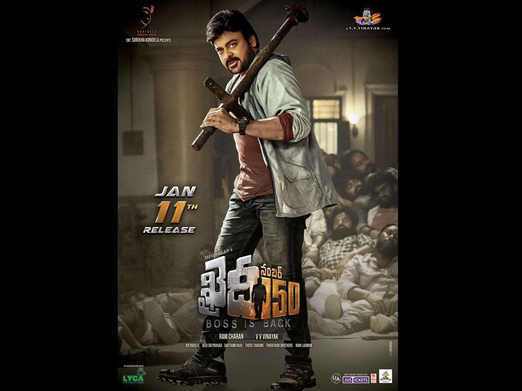 Khaidi No. 150 HQ Movie Wallpaper. Khaidi No. 150 HD Movie Wallpaper