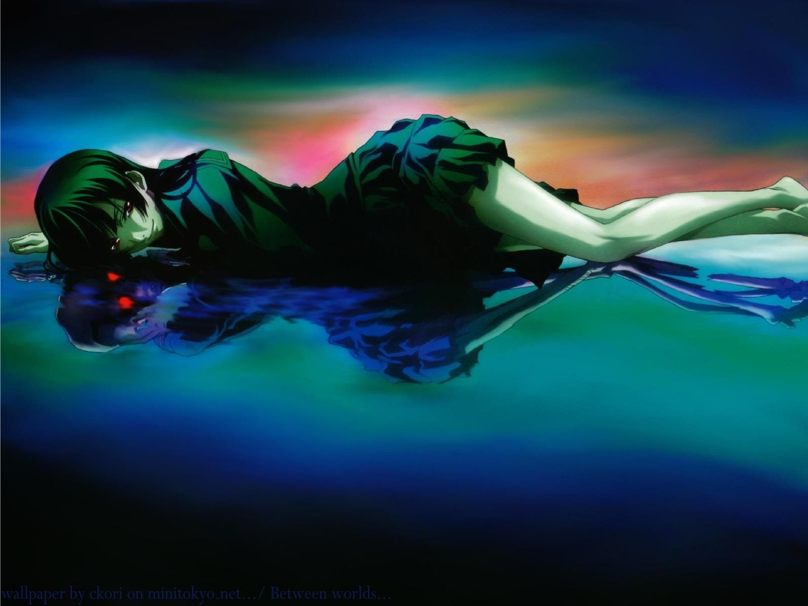 Tasogare Otome x Amnesia Wallpaper: Between worlds