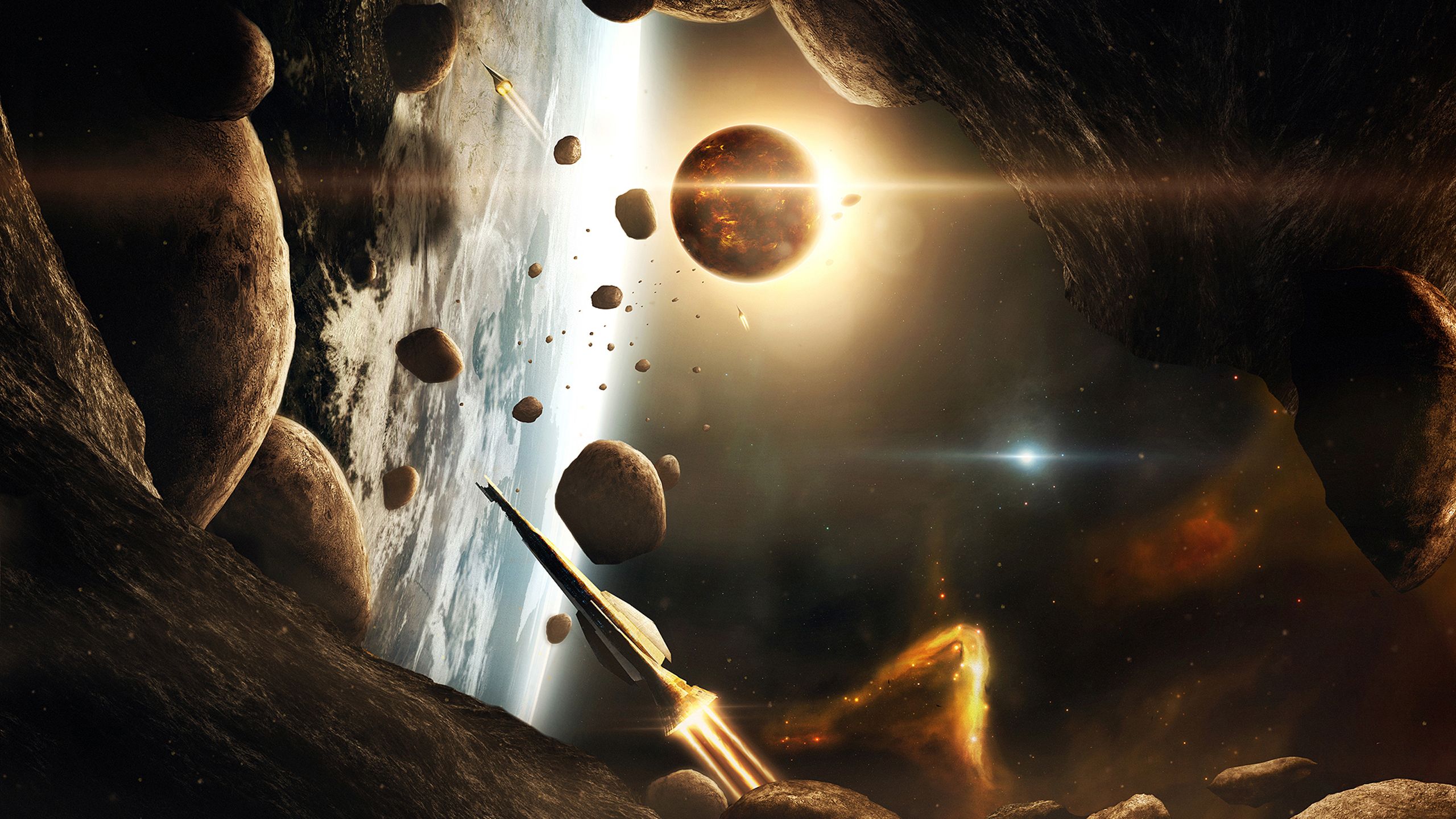 Meteors Wallpaperx1440