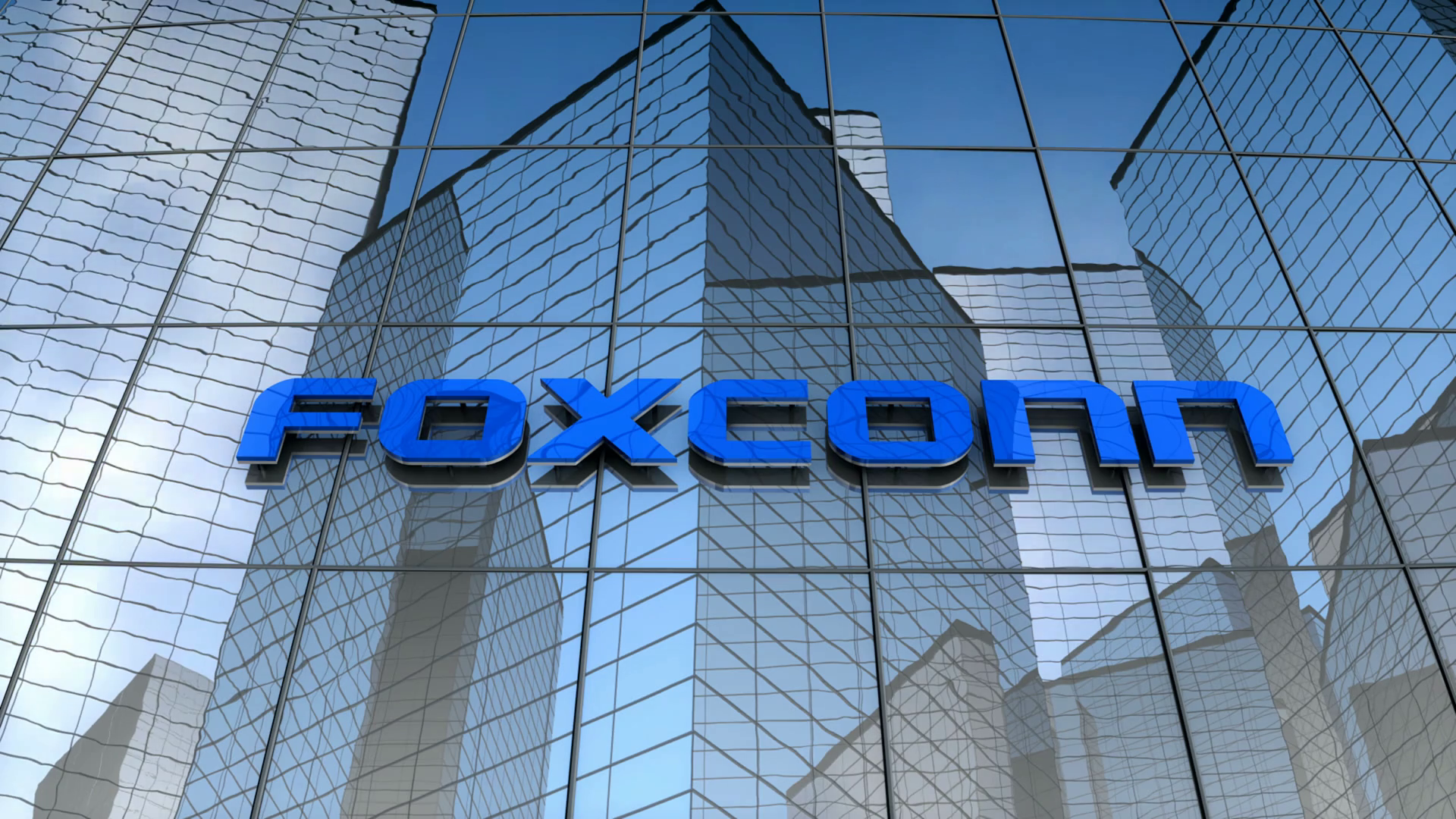 Editorial, Foxconn building Motion Background