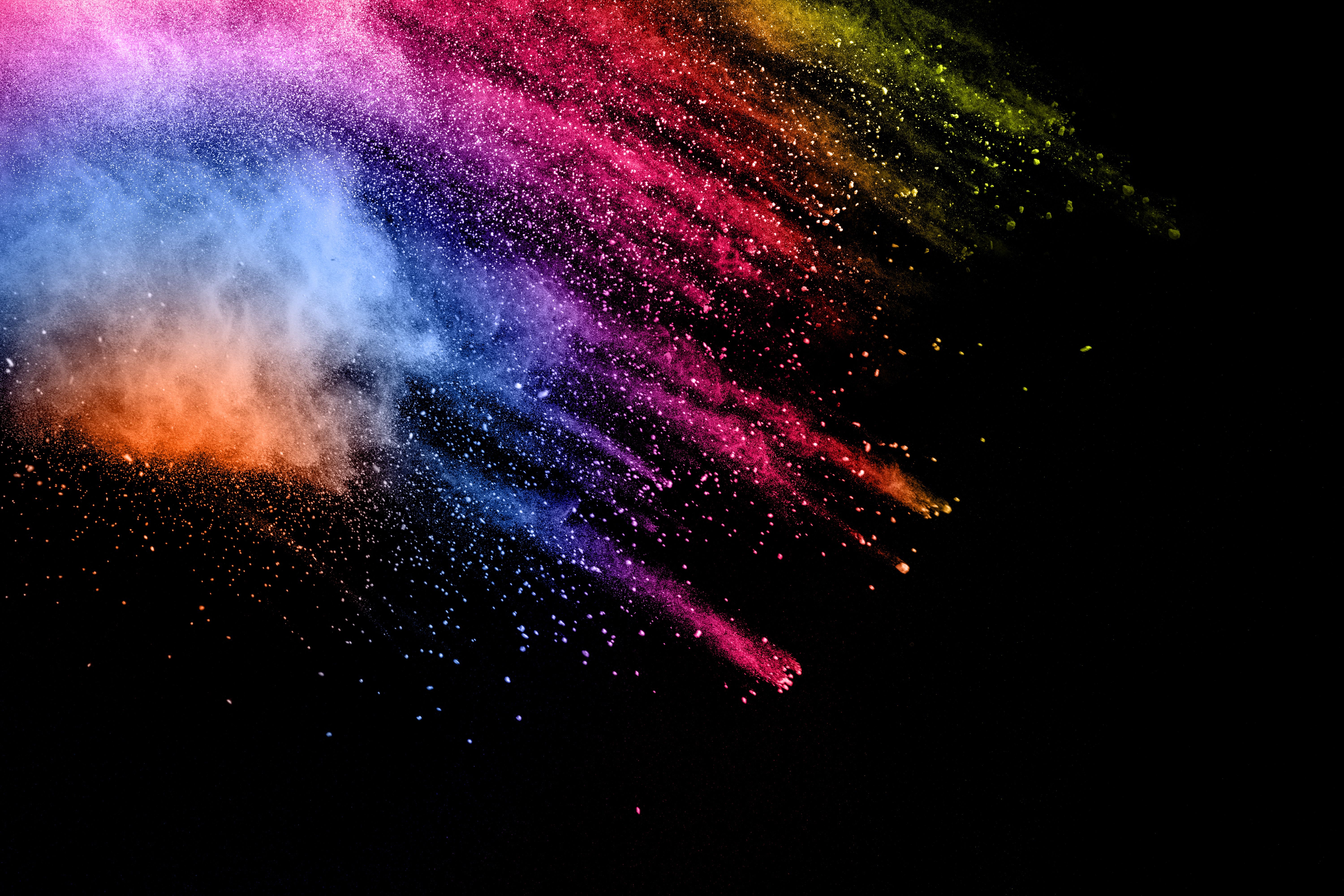 Colored powders and fumes Wallpaper