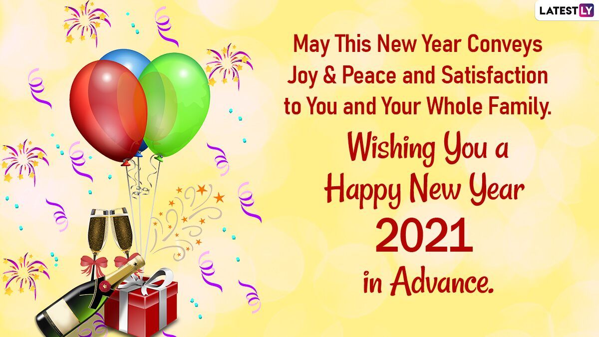 Countdown to 2021 With New Year Wishes And HD Image: Happy New Year WhatsApp Stickers, Facebook GIF Greetings, Wallpaper, Messages & SMS to Celebrate The End of 2020