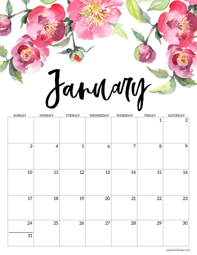 January 2021 Calendar Wallpaper Free January 2021 Calendar Background
