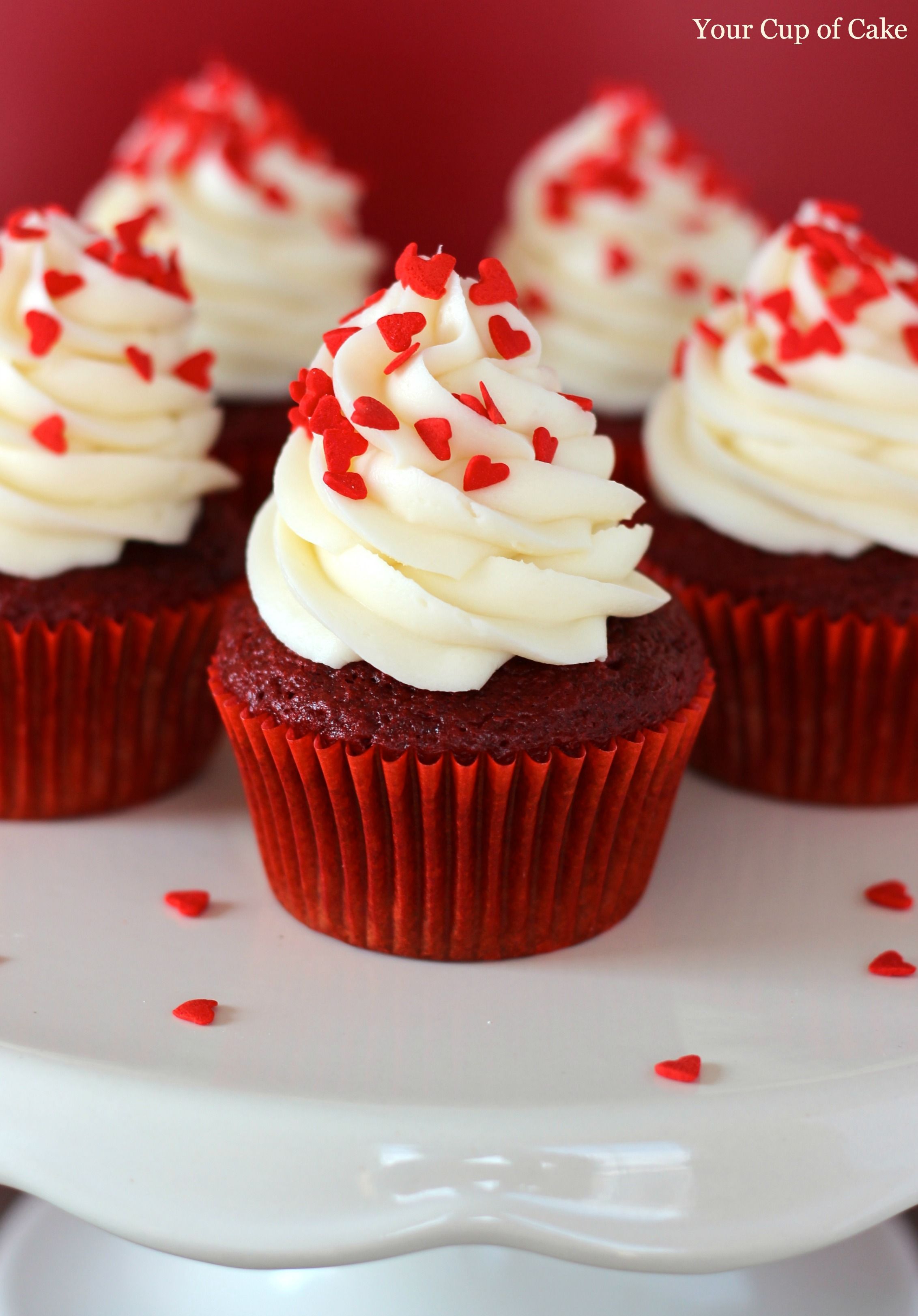 Red Velvet Cupcakes Cup of Cake