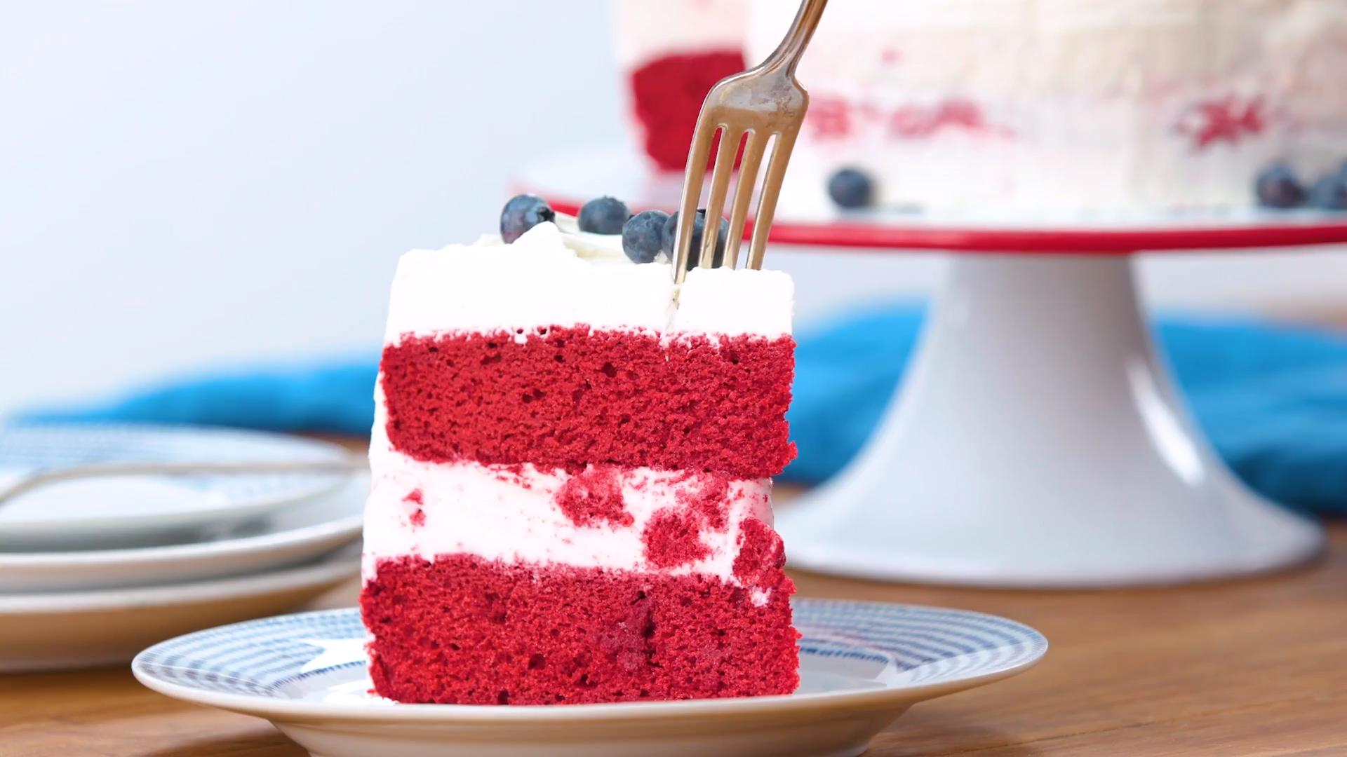 Red Velvet Ice Cream Cake Recipe