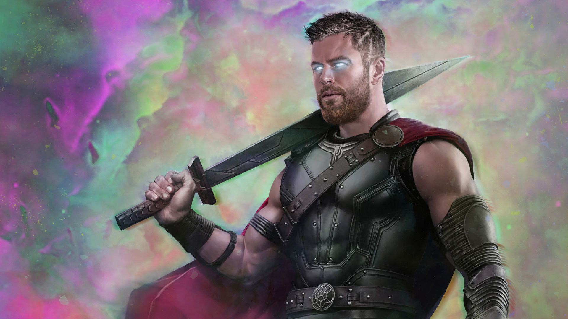 Thor Ragnarok Movie Art 2018 Wallpaper