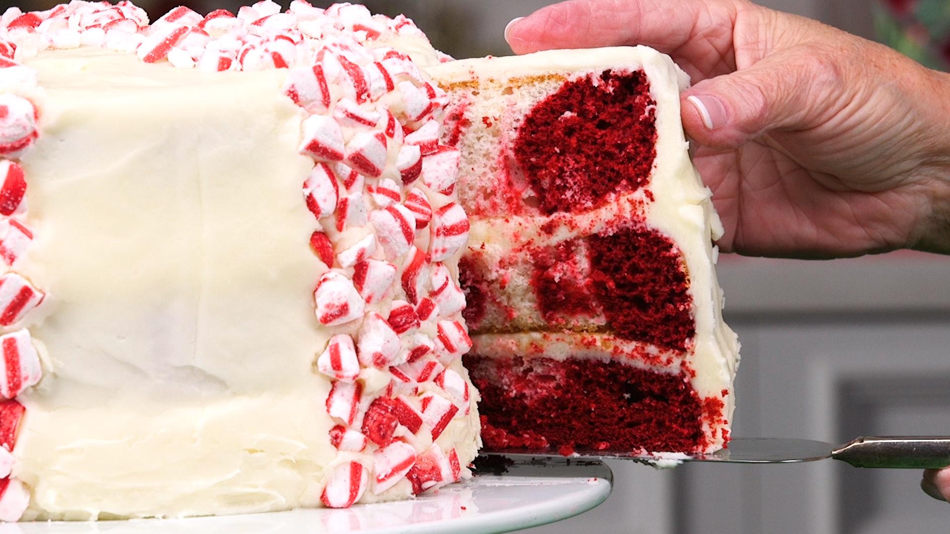 Red Velvet Peppermint Cake Recipe