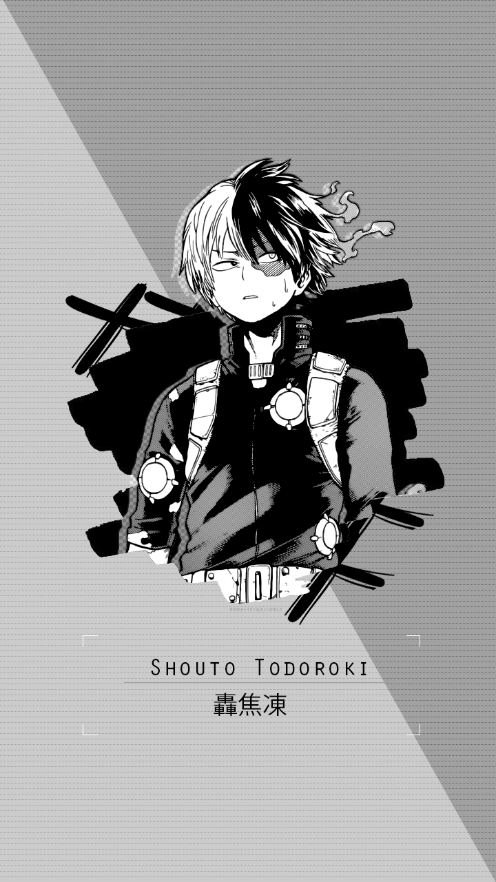 BNHA Lockscreen.. Todoroki Shouto. Hero wallpaper, Anime, Cute anime wallpaper