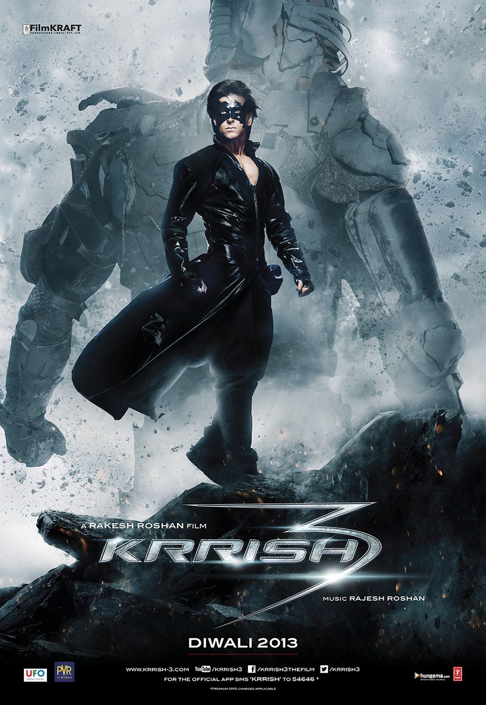 Krrish 3 Movie Poster Design. Krrish movie, Krrish Hindi movies