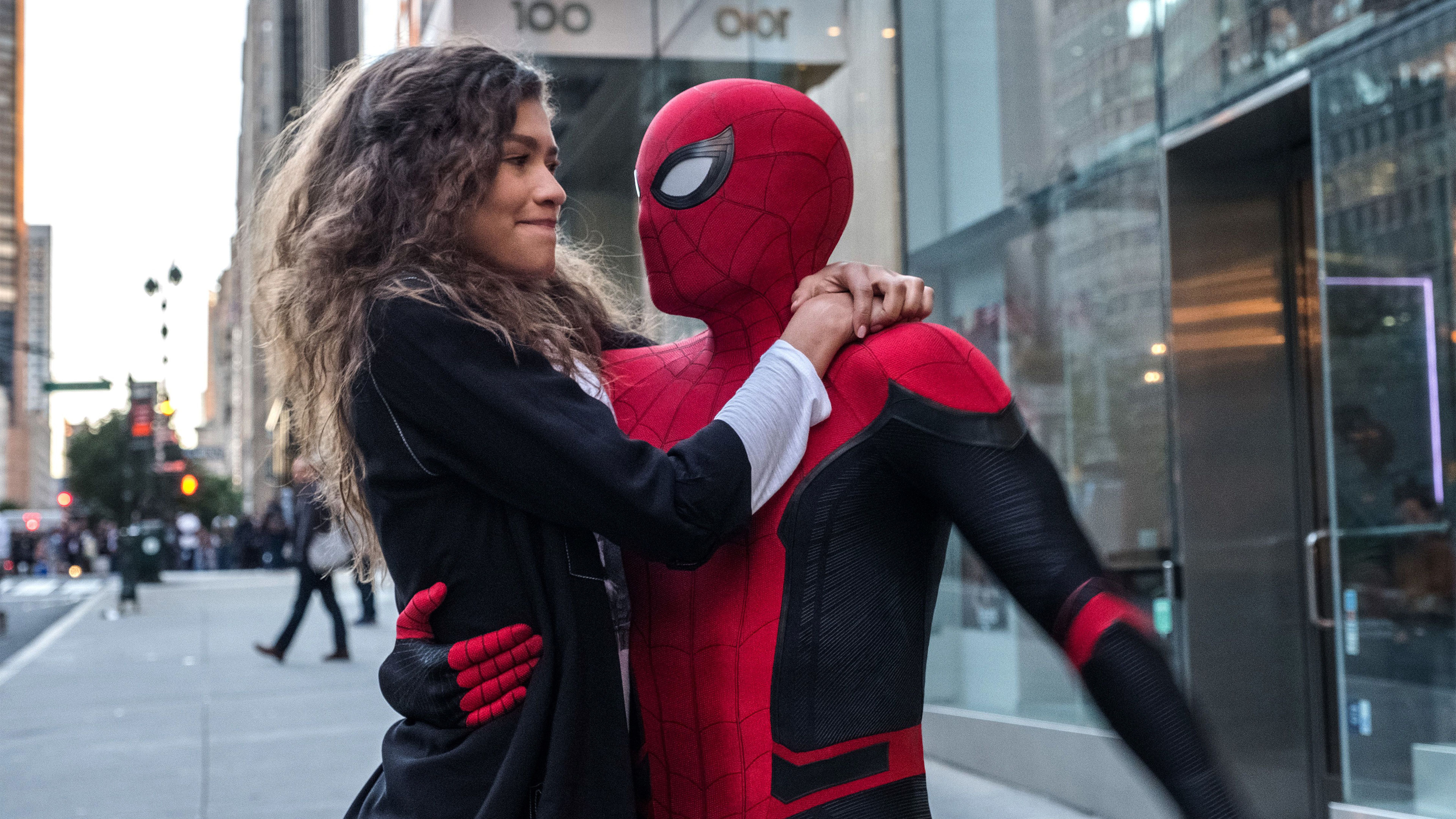 Spider Man: Far From MJ Zendaya 8K Wallpaper