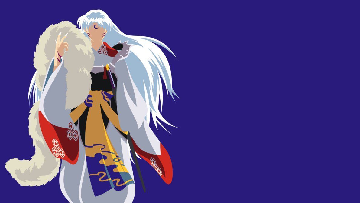 Inuyasha minimalism wallpaper by Carionto. Sesshomaru, Inuyasha and sesshomaru, Anime