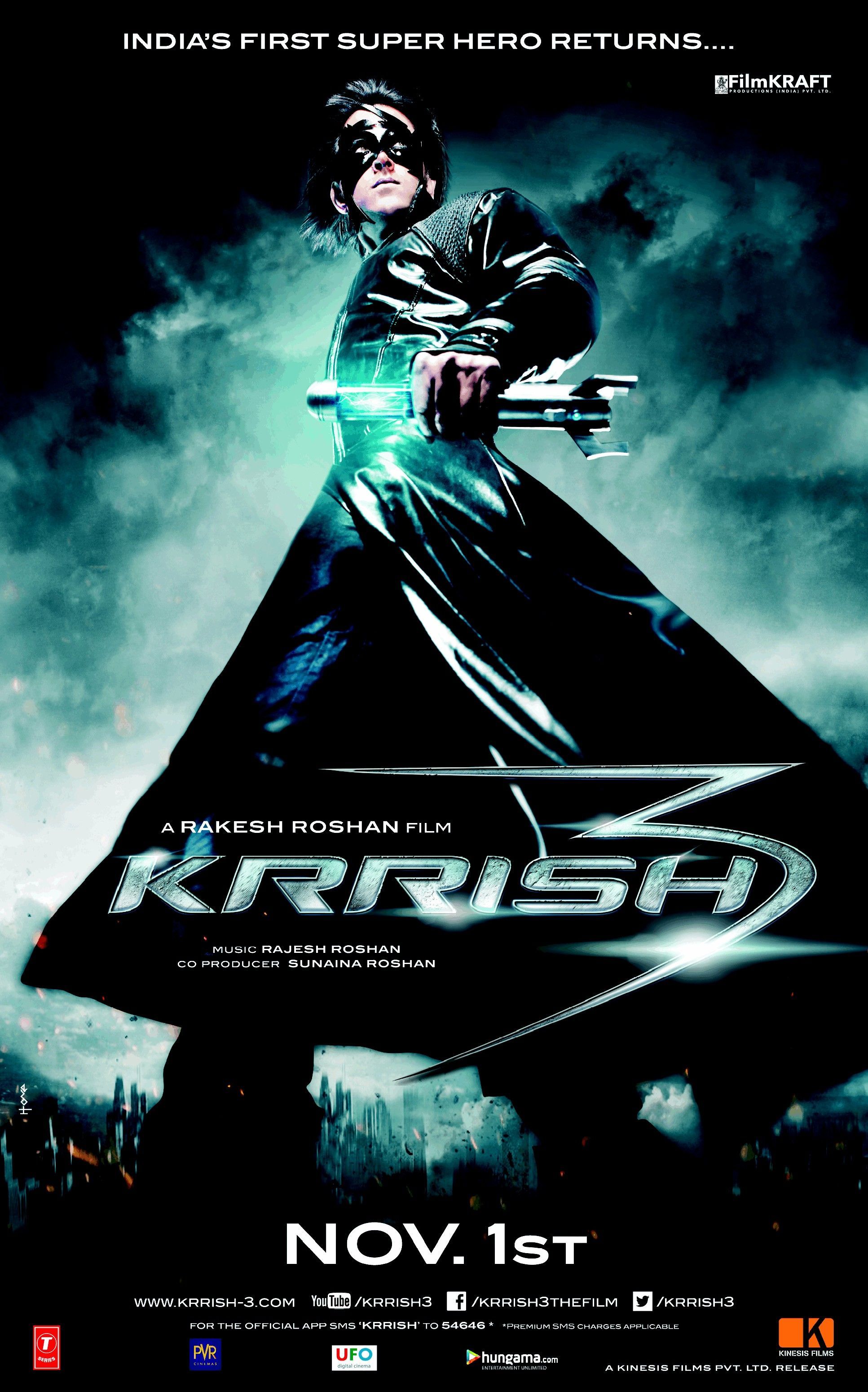 Movies and Cinemas in Trinidad and Tobago. Krrish New movie posters, Krrish movie