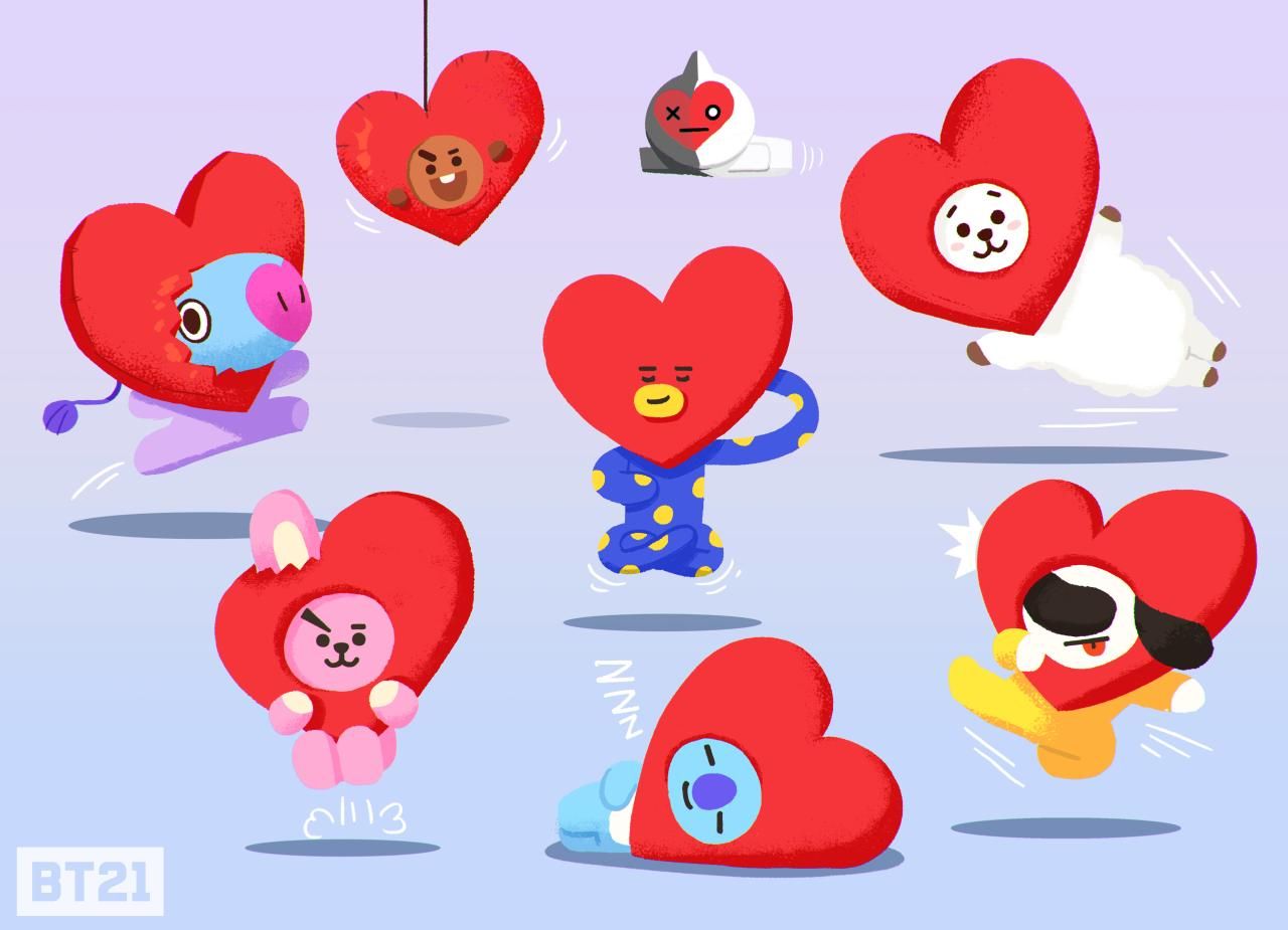 Bt21 Pc Wallpapers Wallpaper Cave