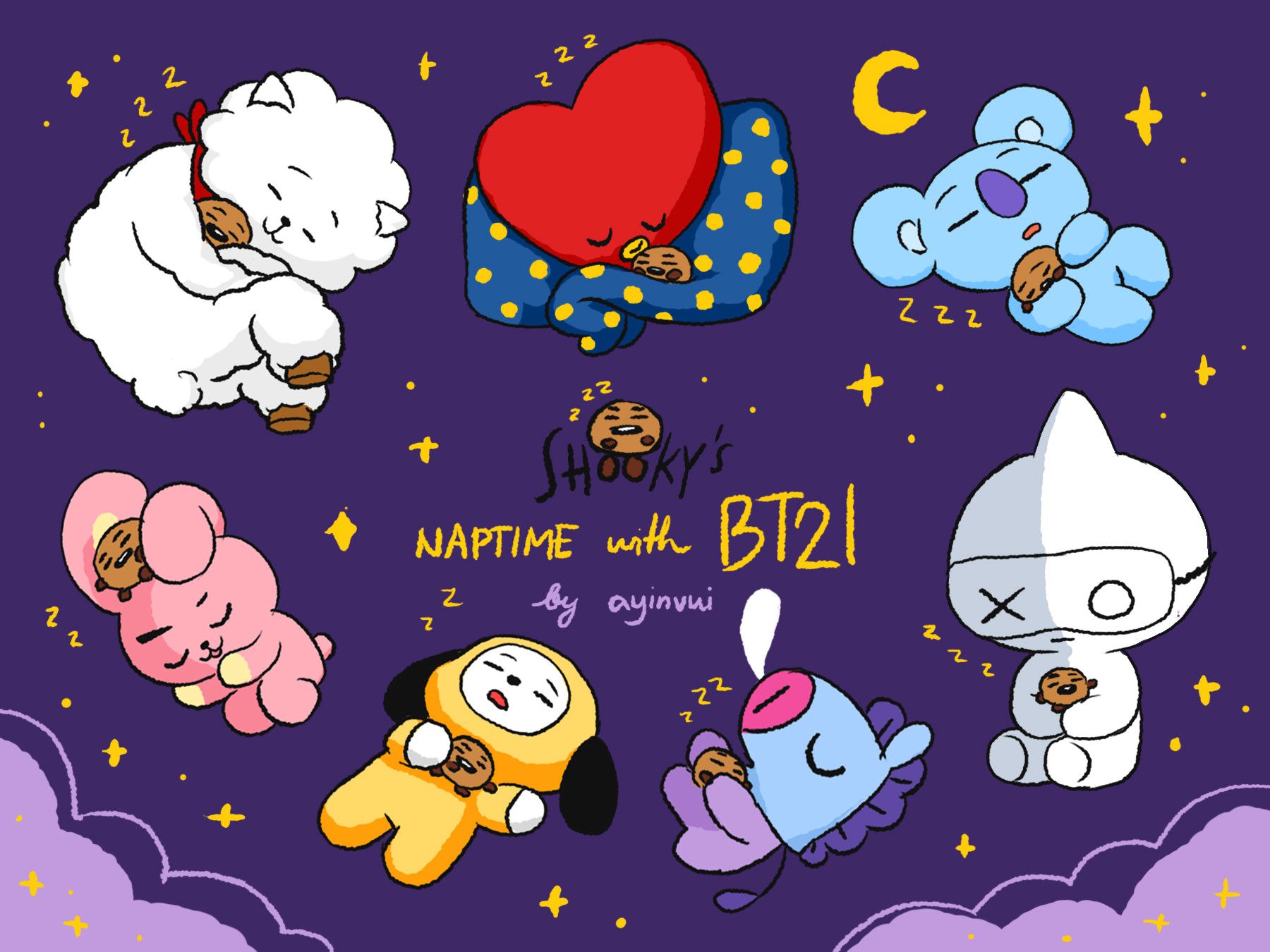 Bt21 Pc Wallpapers Wallpaper Cave - IMAGESEE