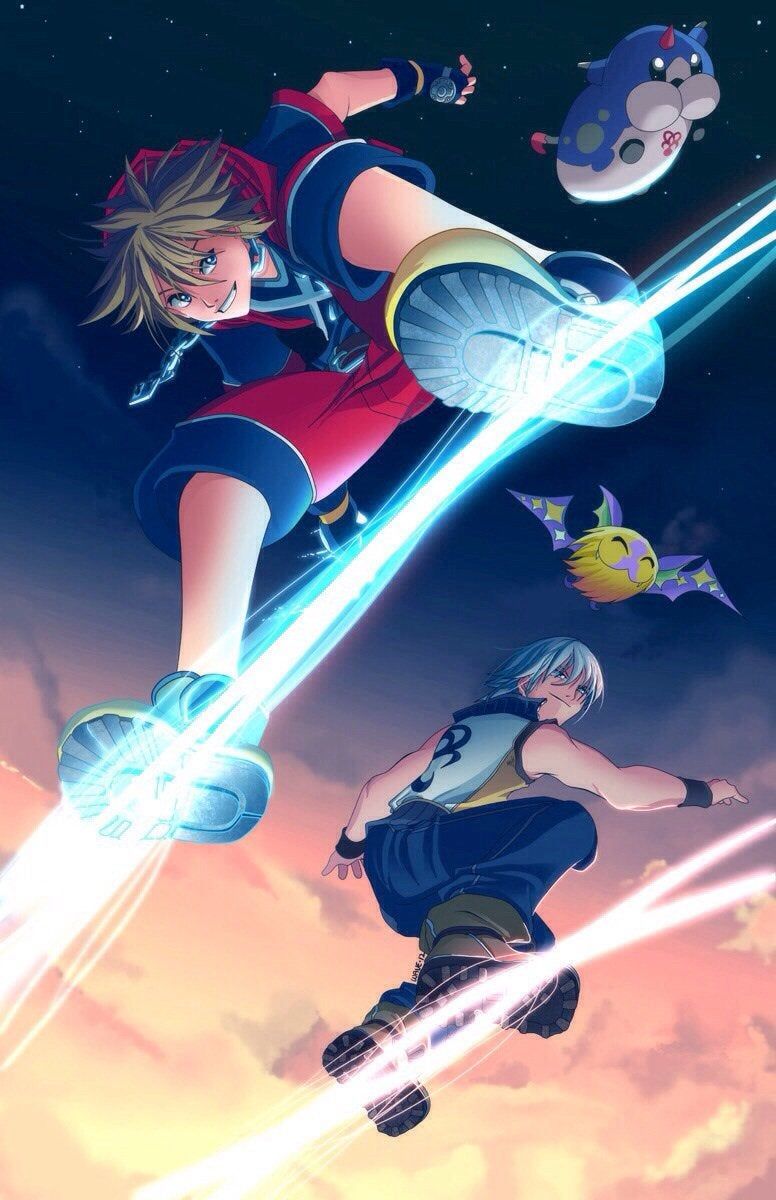 Found a wallpaper (iPhone) on my search of kingdom hearts. Dunno if you all have seen it, but I certainly like it