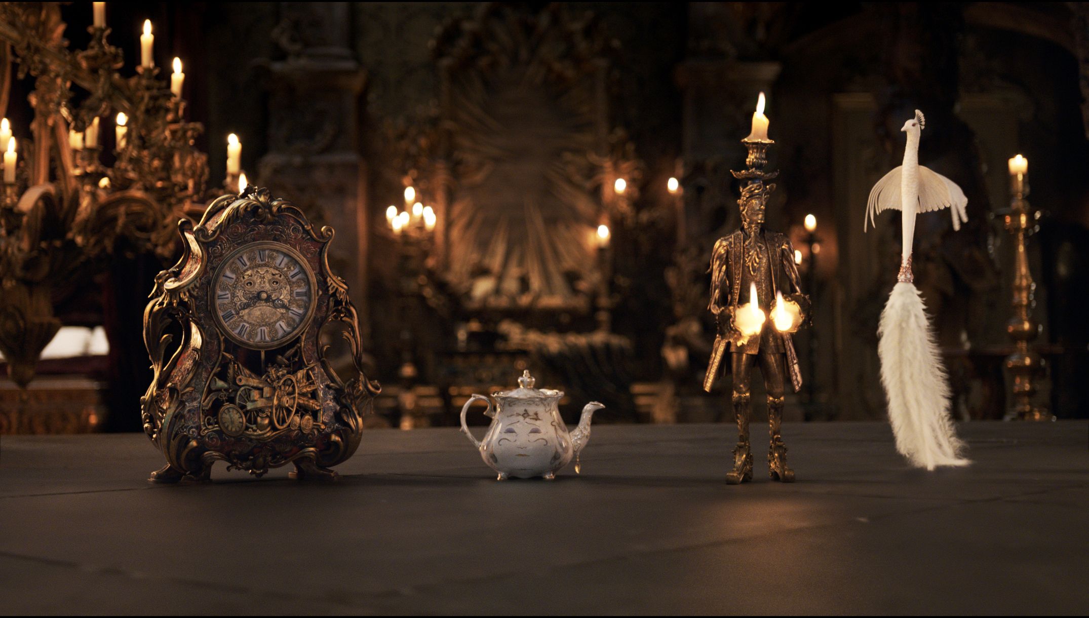 Beauty And The Beast Movie Cogsworth Mrs Potts Lumiere, HD Movies, 4k Wallpaper, Image, Background, Photo and Picture