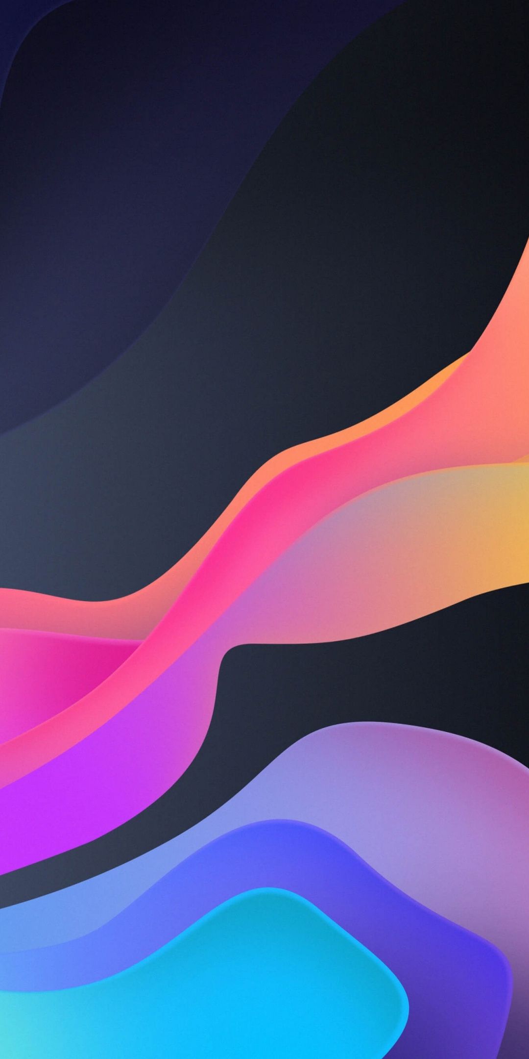 Waves, flow, fluid, colorful, art, 1080x2160 wallpaper. iPhone homescreen wallpaper, Abstract iphone wallpaper, iPhone wallpaper