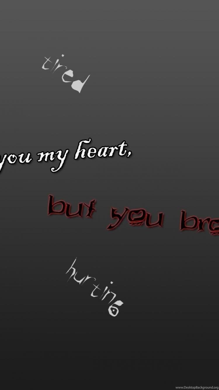 Sadness Heart Anger Tired Depression Hurting Dying Wallpaper Desktop Background