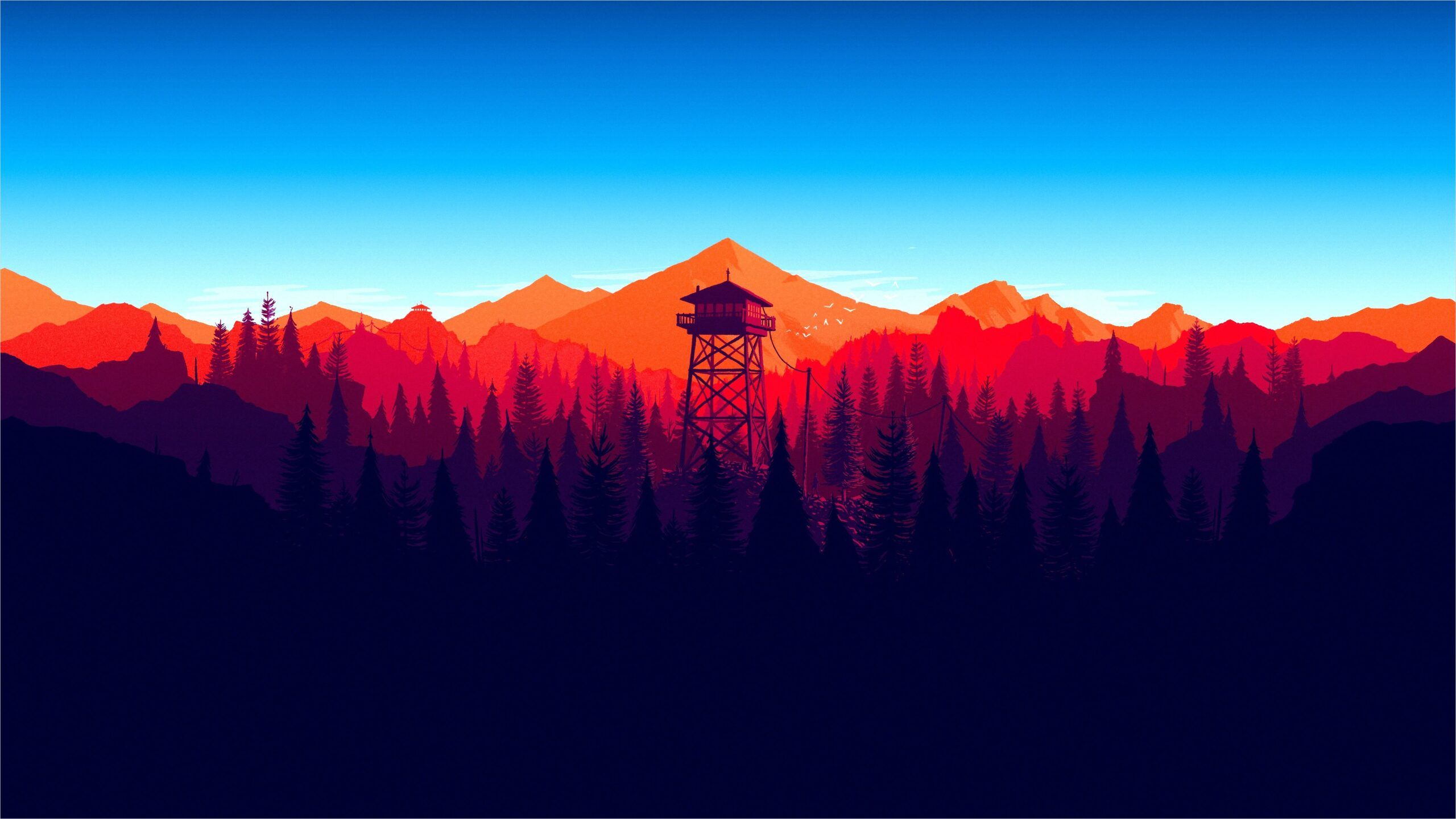 Forest Minimalist Wallpaper